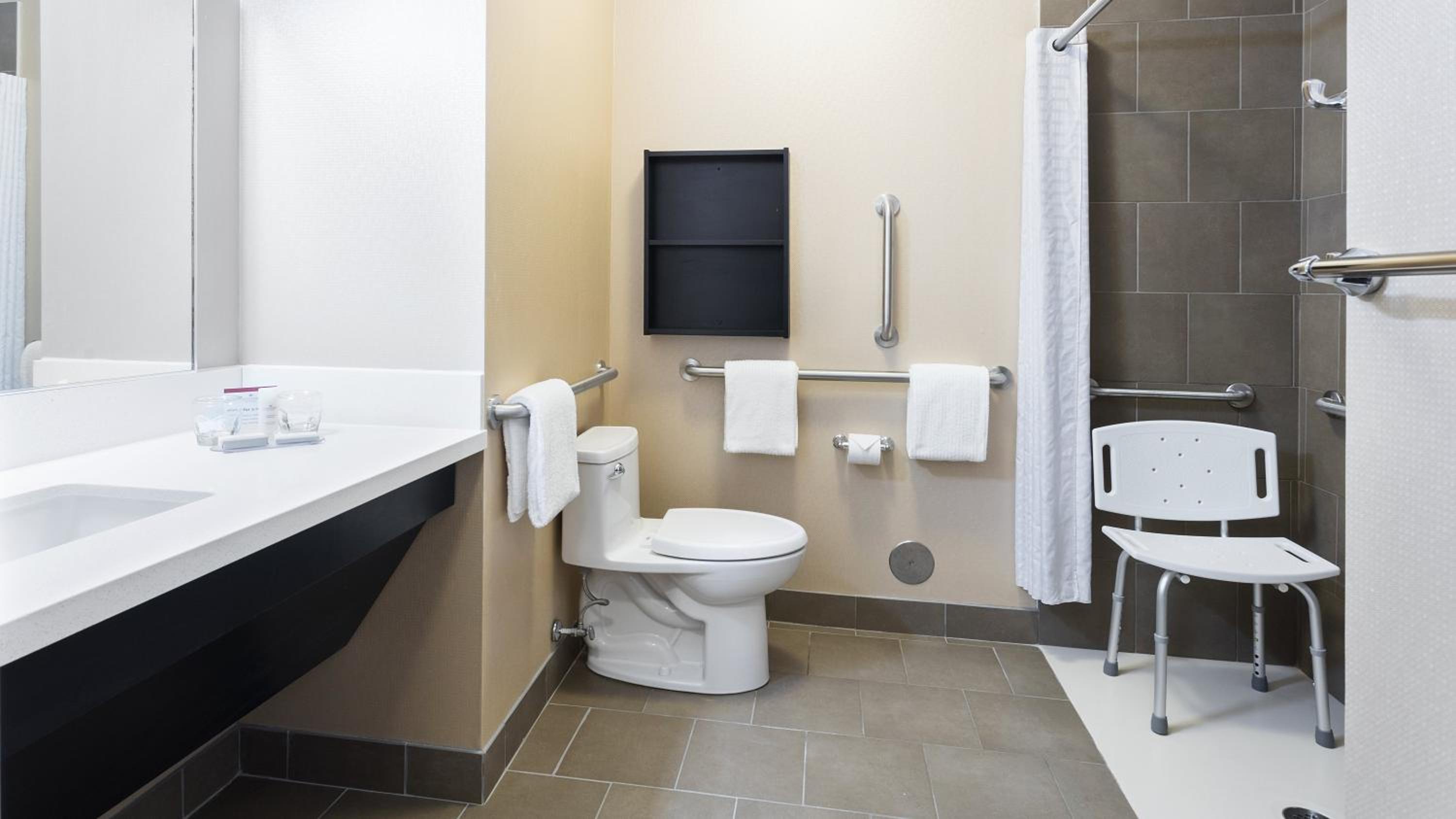 Queen Studio Suite- with Roll in Shower - Disability Accessible/Non-Smoking