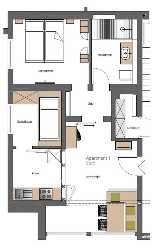 Two-Bedroom Apartment