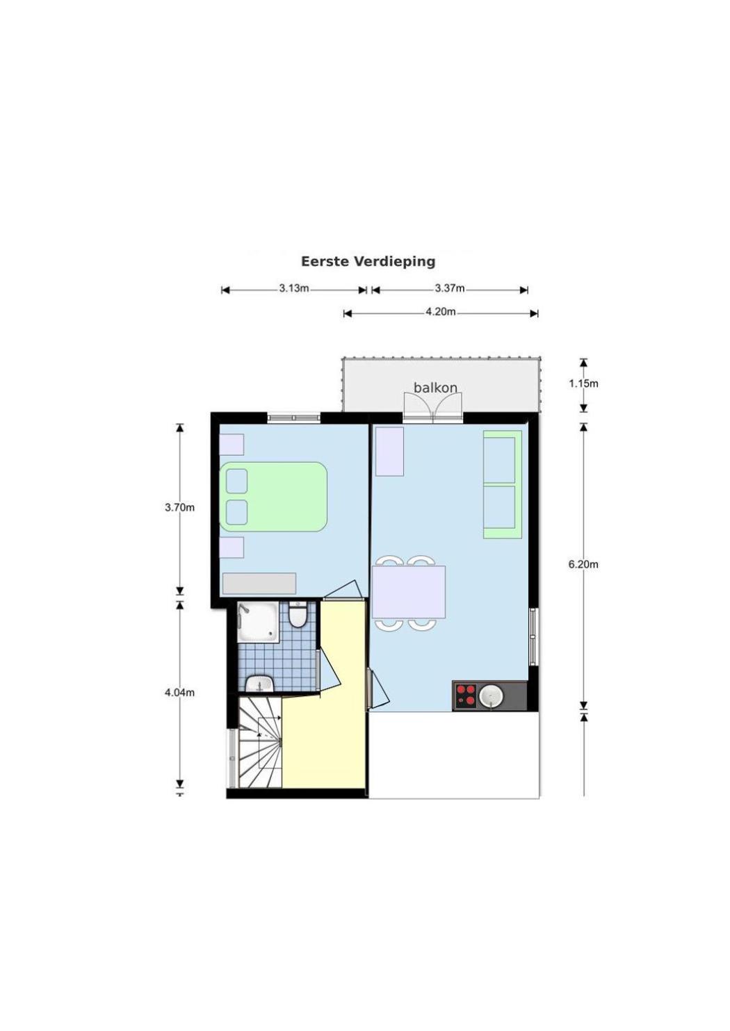 Apartment with Balcony - Photo 14