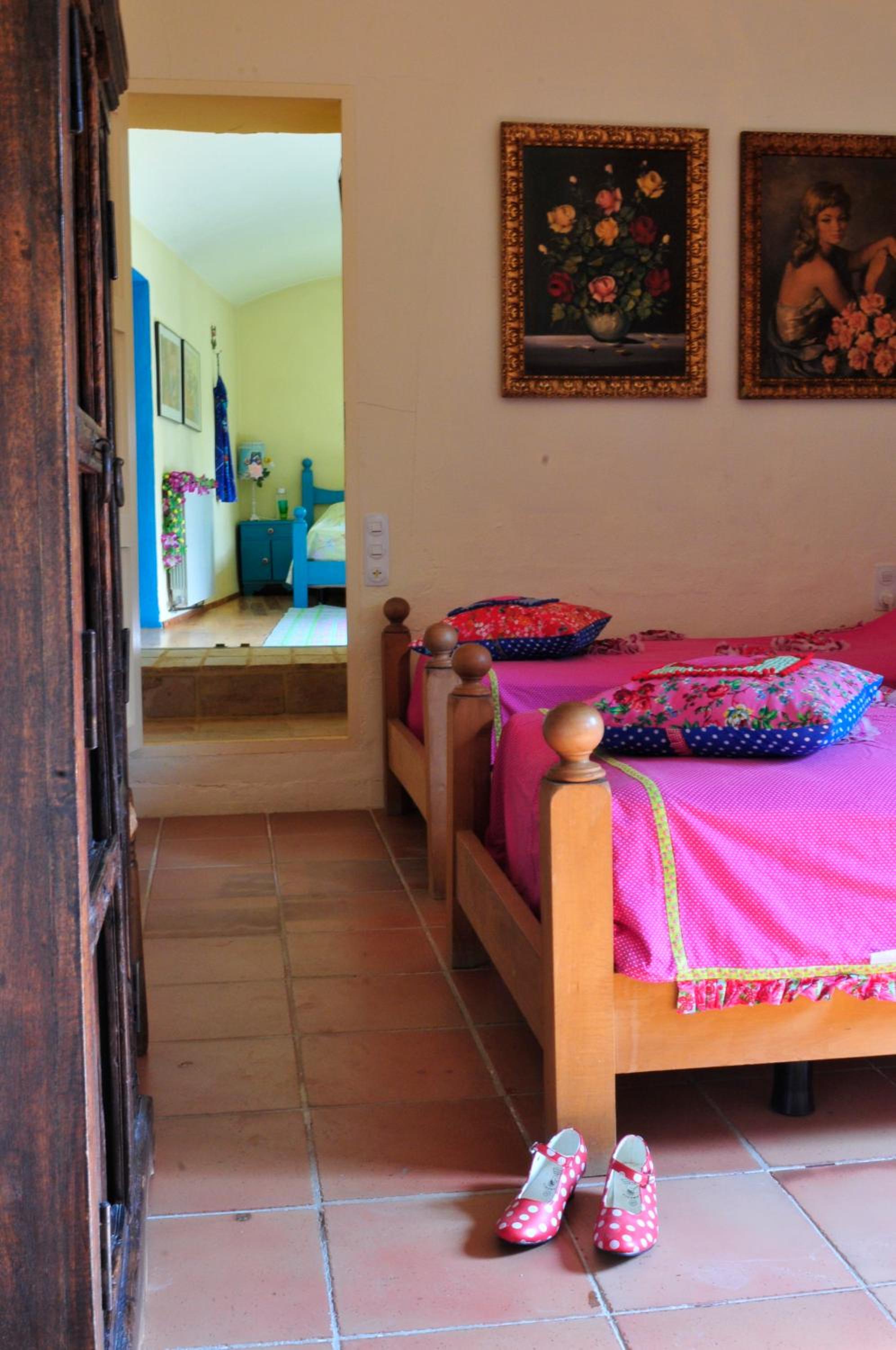 Habitación Cuádruple con Vista al Jardín