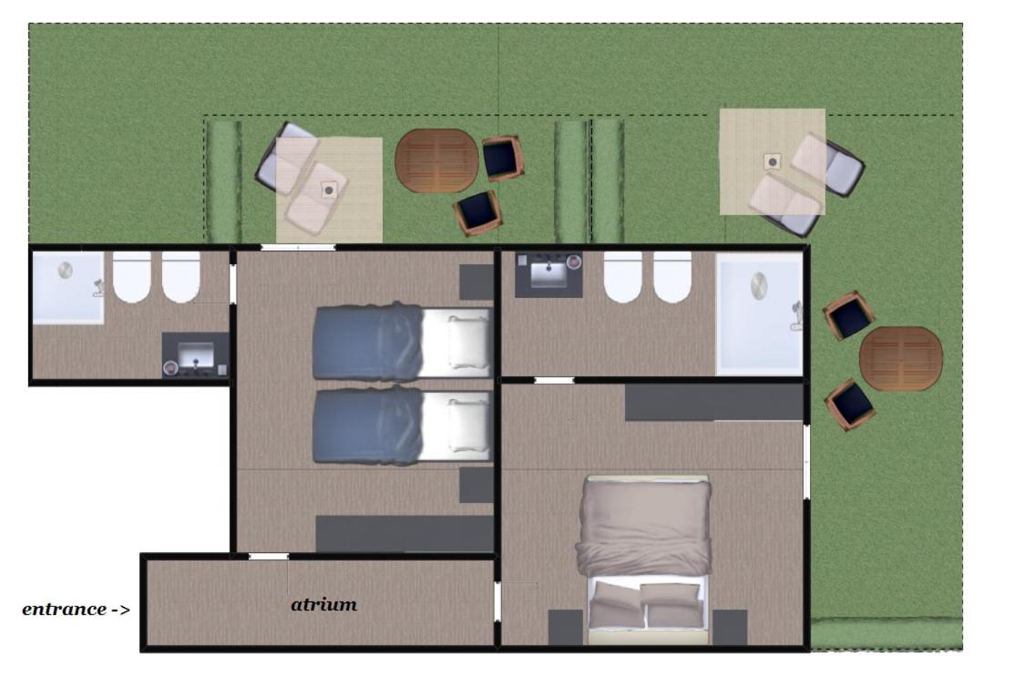 Family Junior Suite with Garden