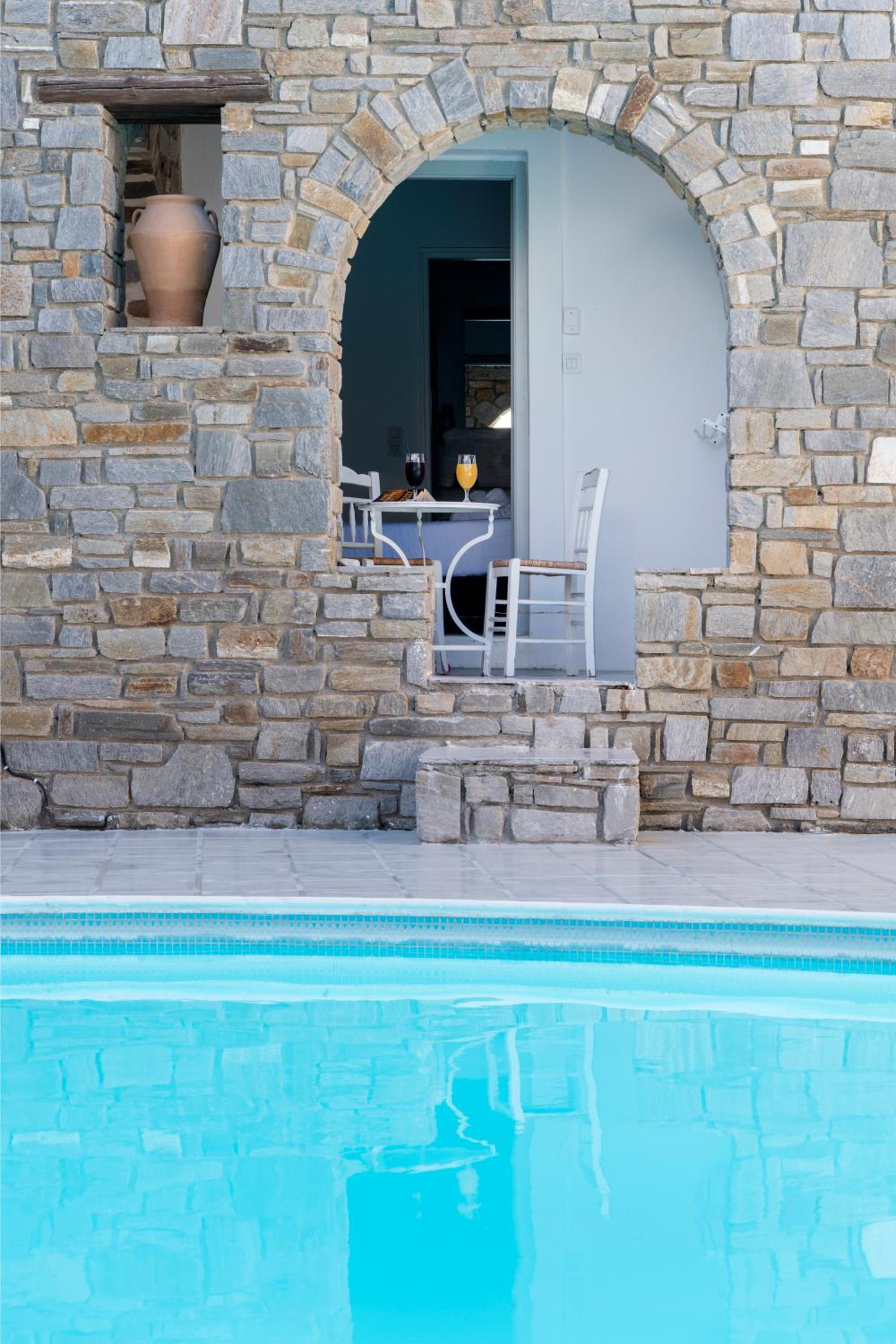 Basic Double or Twin Room with Pool View photo 3