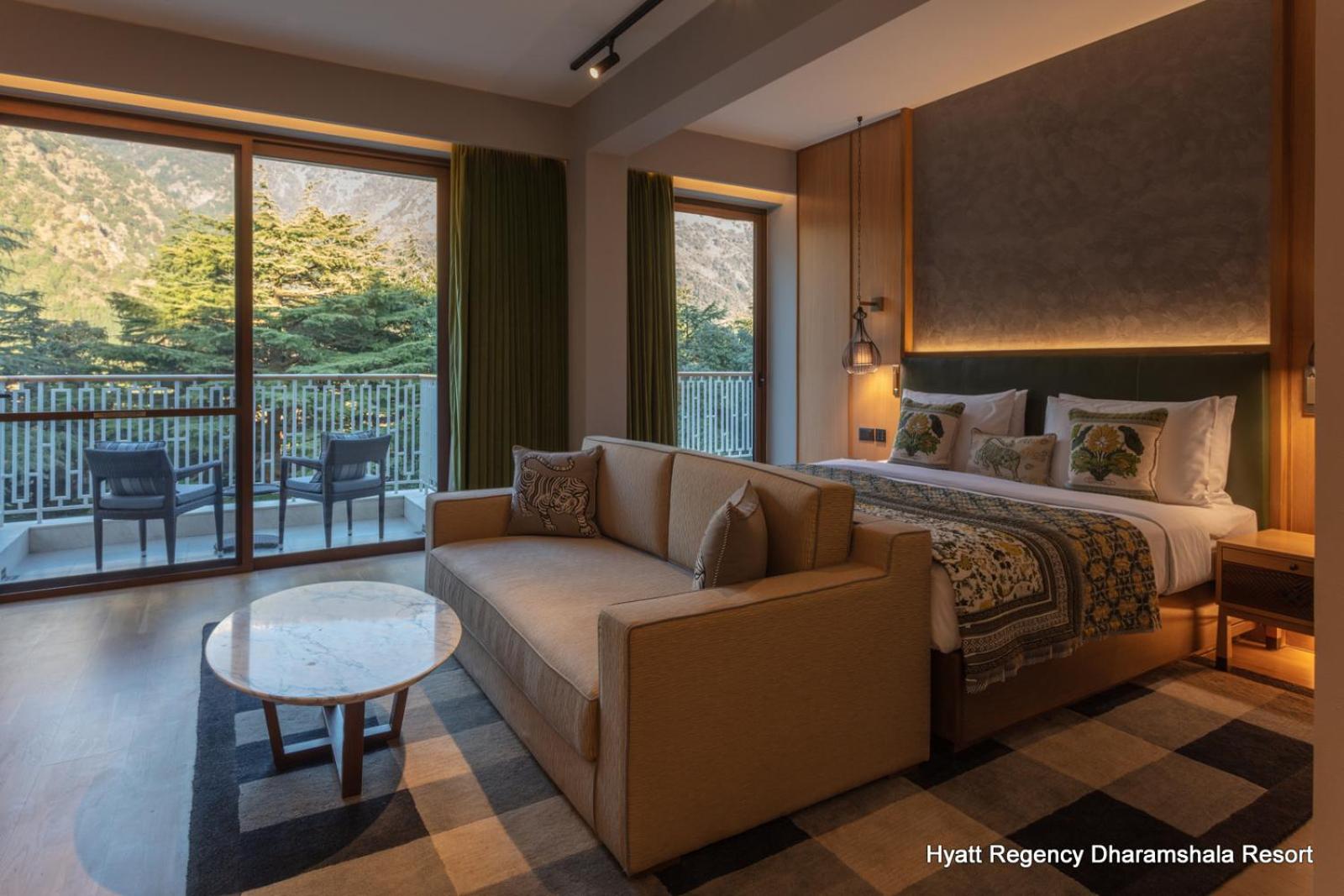 King Room with Balcony – Club Access at Hyatt Regency Dharamshala Resort