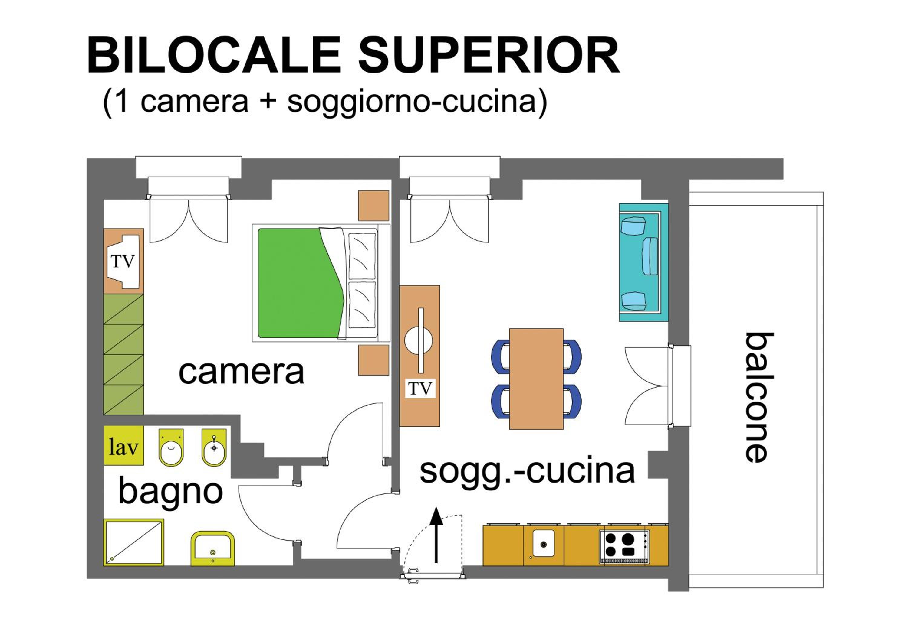 Superior One-Bedroom Apartment (4 Adults) photo 3