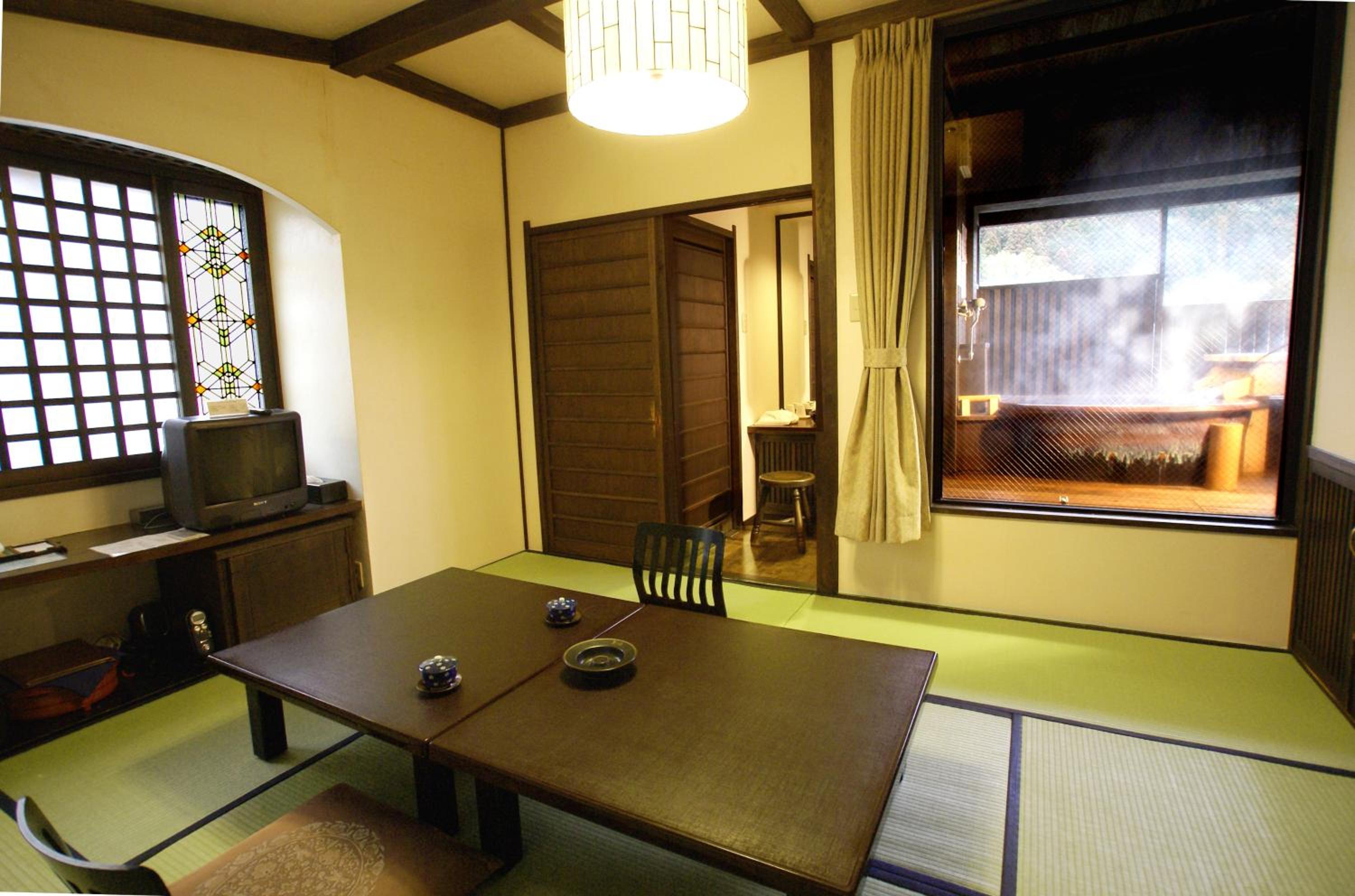 Japanese-Style Room with Open-Air Bath