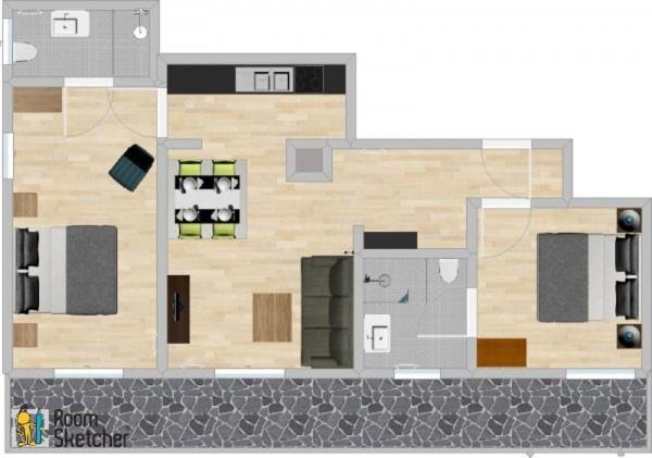 Apartment with Balcony photo 3