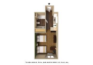 2 Queen Beds | Mobil Access Tub Nsmk Kitchen - Photo 5