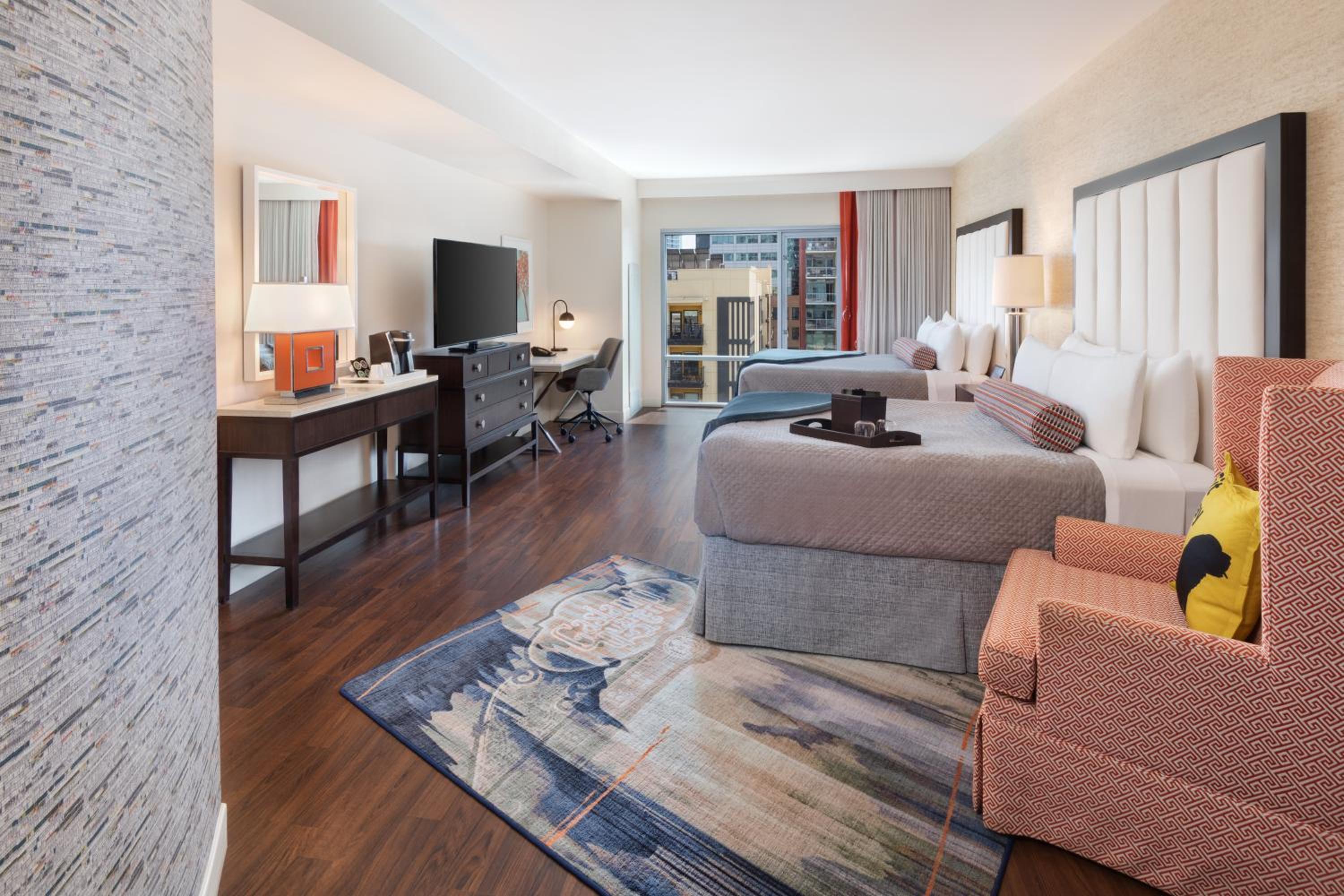Queen Room with Two Queen Beds and Mobility Accessible Roll-In Shower - Photo 2
