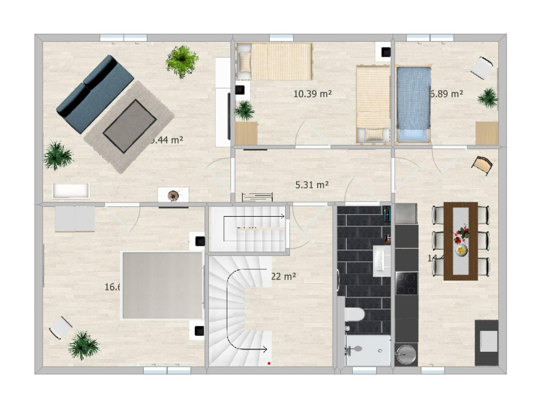 Two-Bedroom Apartment - Photo 2