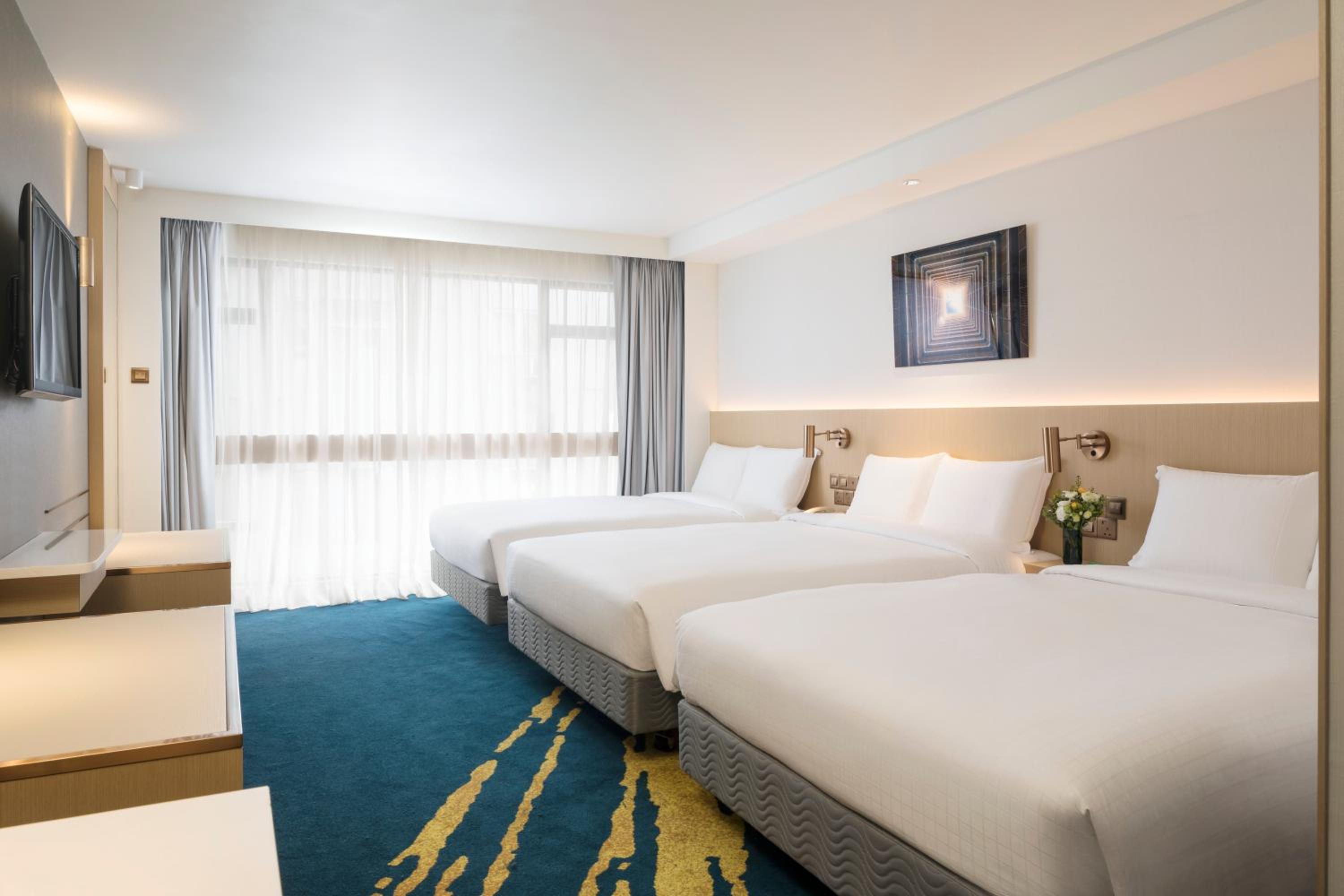 Premium Family Room with Three Double Beds