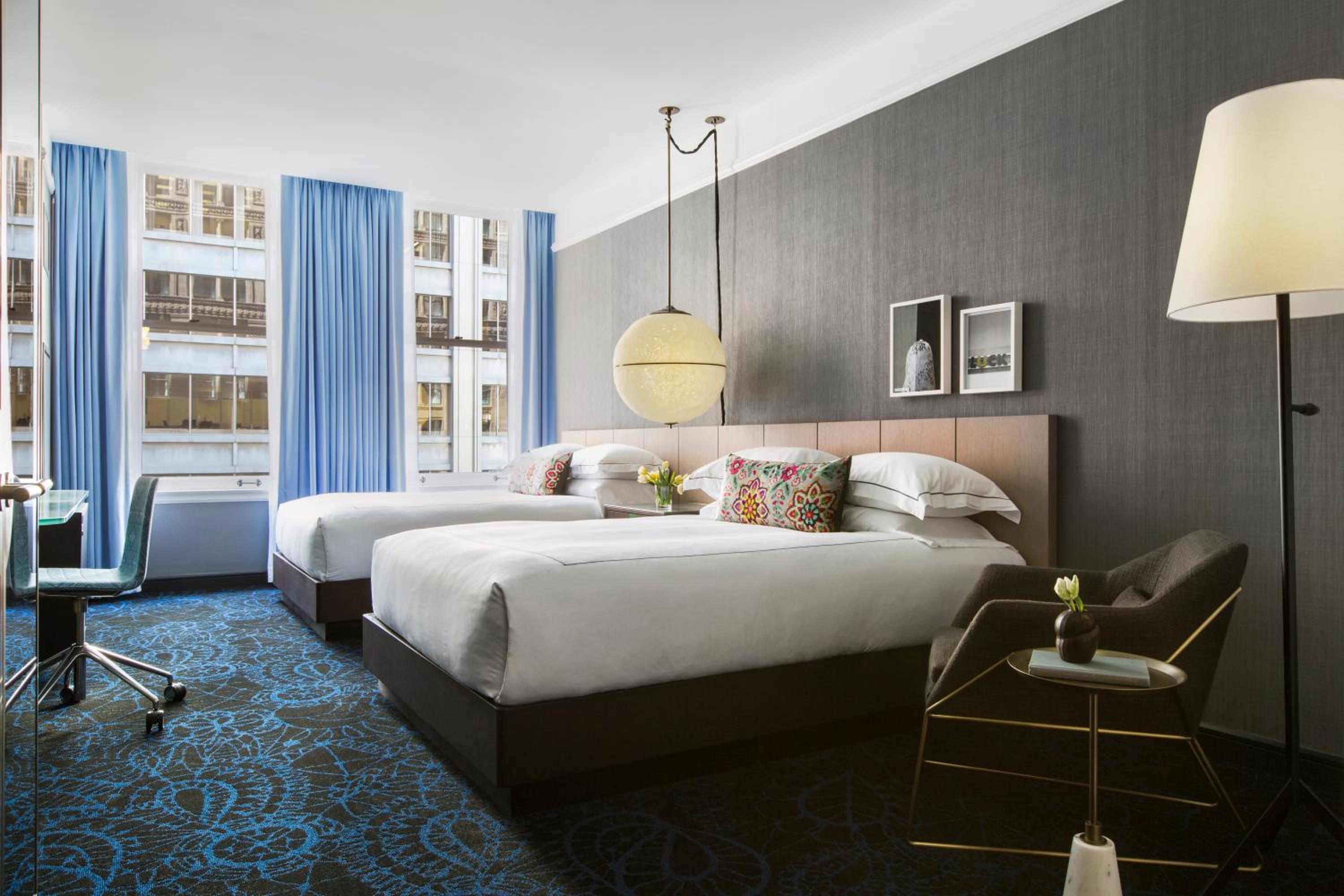 Premium Queen Room with Two Queen Beds and Walk-In Shower