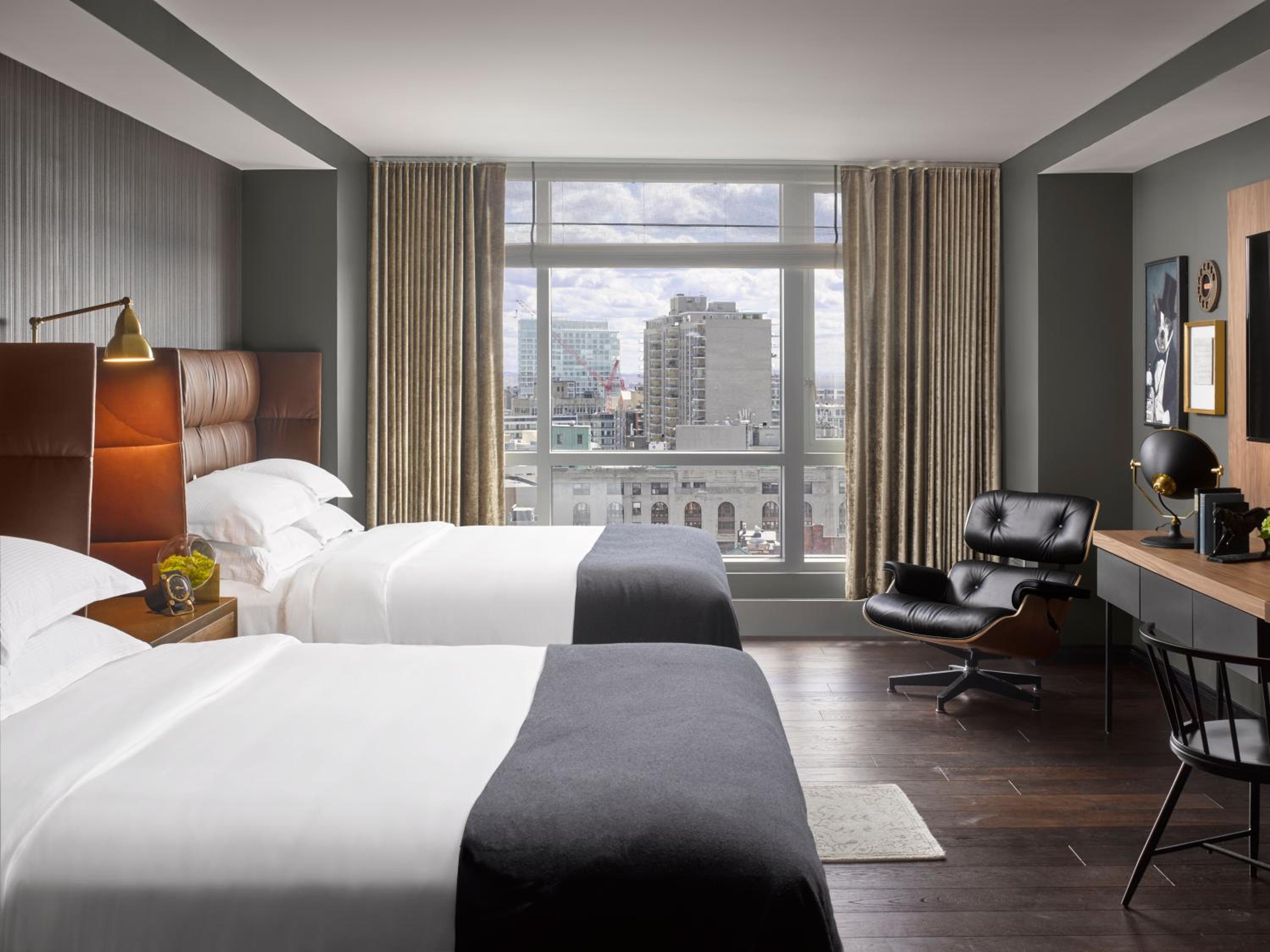 Queen Room with Two Queen Beds and Mobility Accessible Roll-In Shower - Photo 1