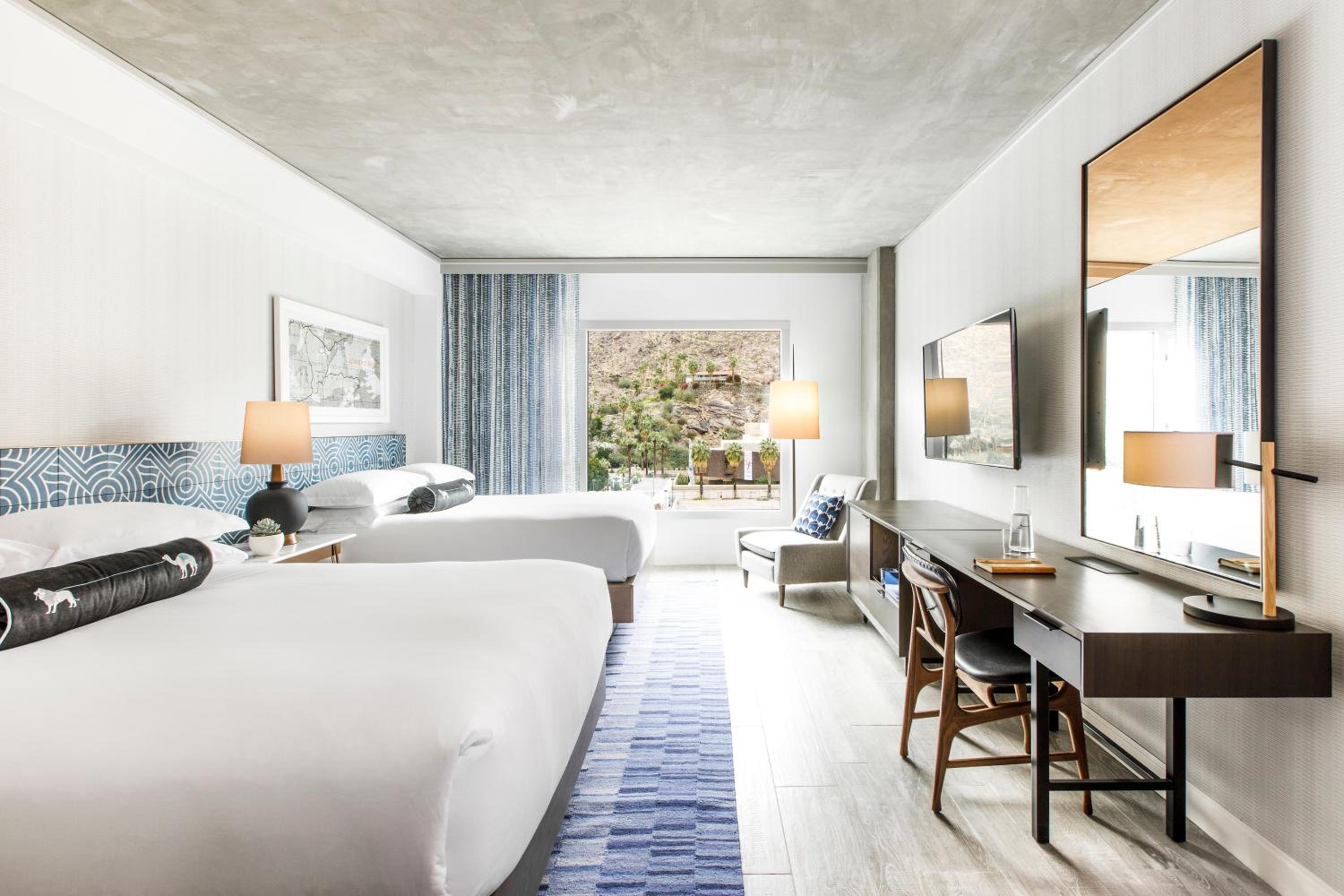 Essential Queen Room with Two Queen Beds and Mountain View