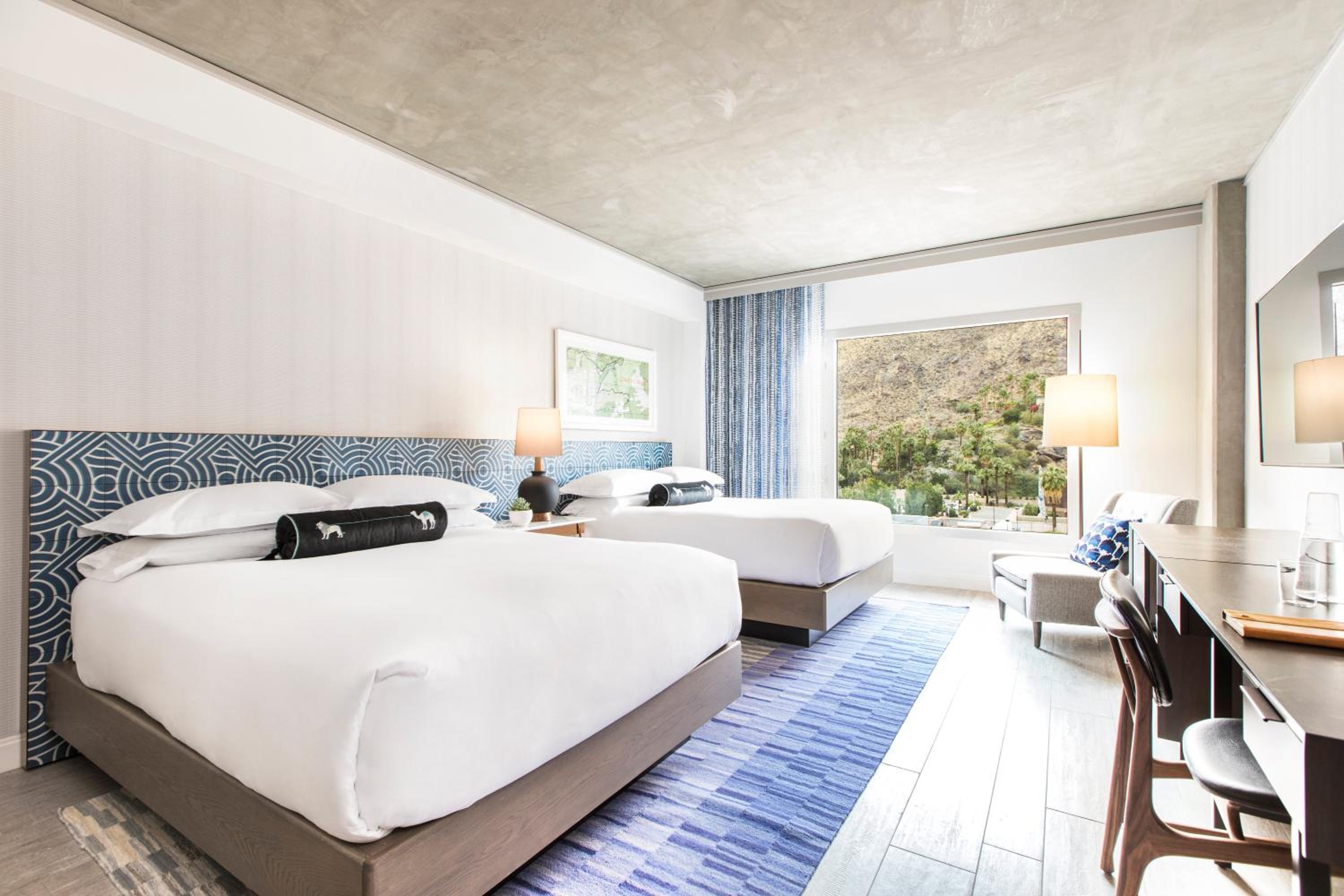 Queen Room with Two Queen Beds and Downtown View