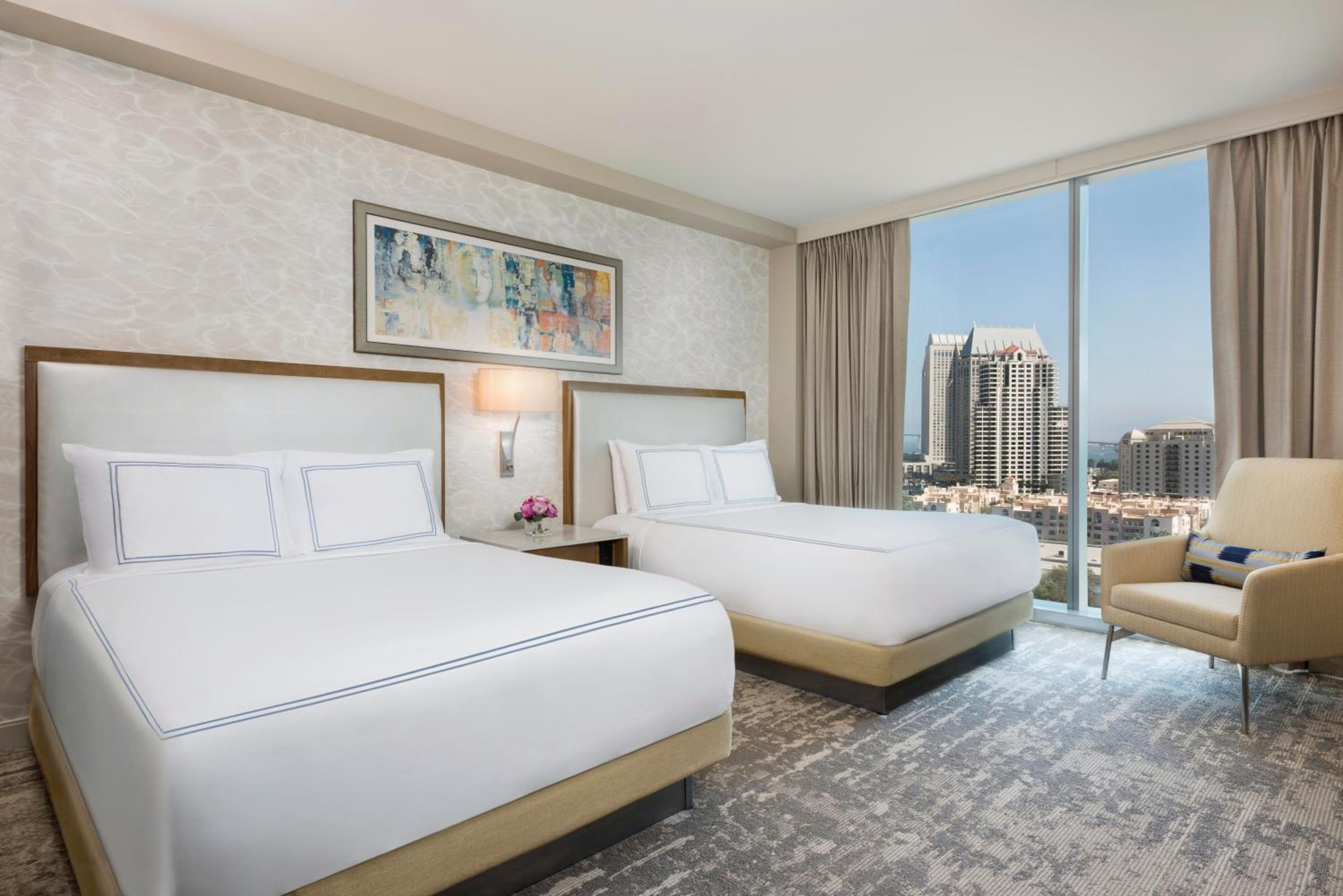 Premium Queen Room with Two Queen Beds and City View