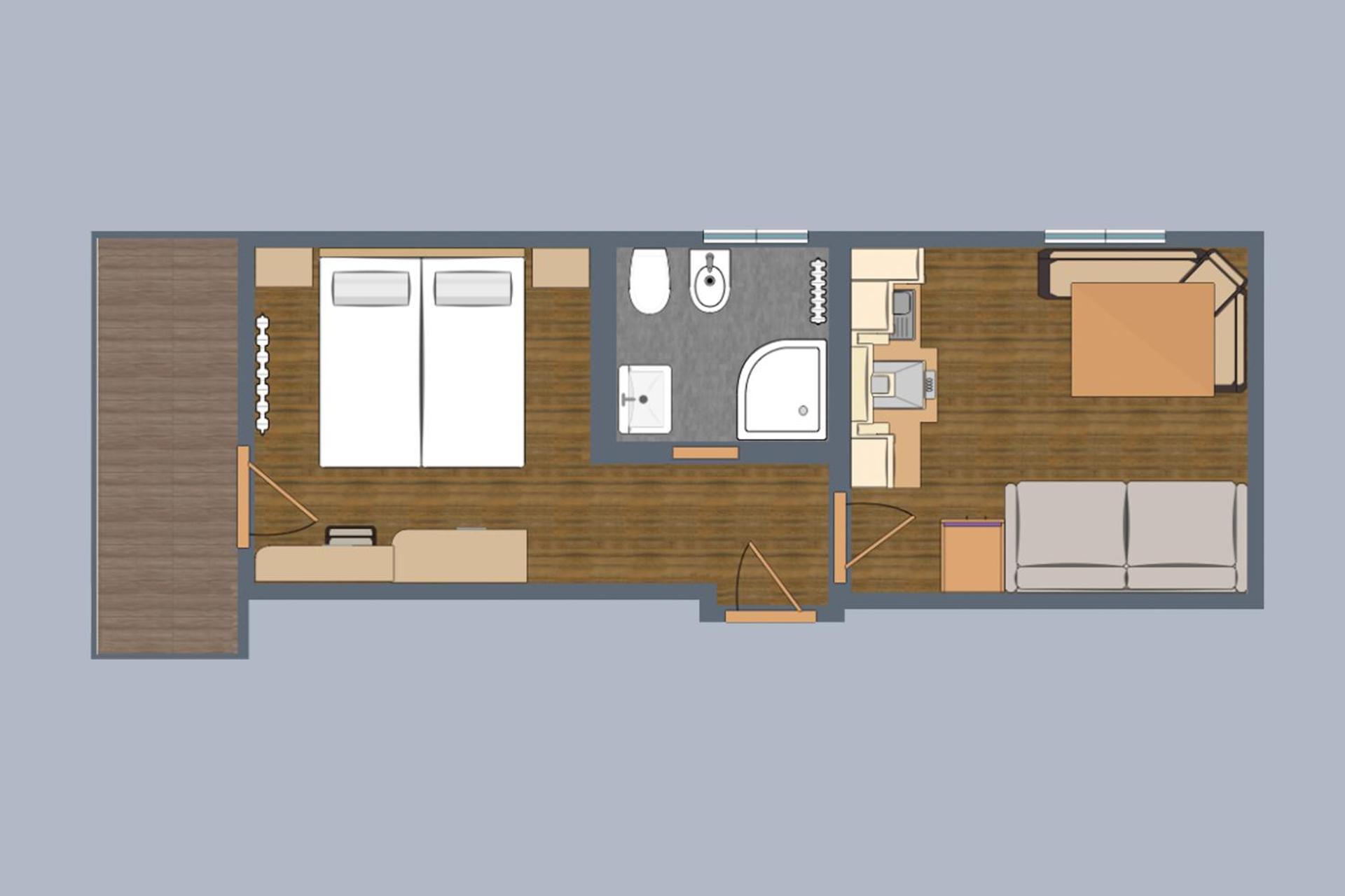 One-Bedroom Apartment photo 2