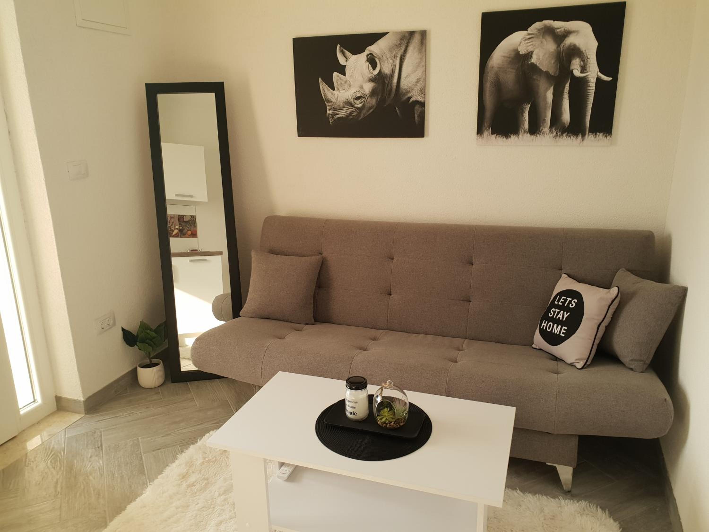 Apartamento de Um Quarto com Terraço e Vista para o Mar