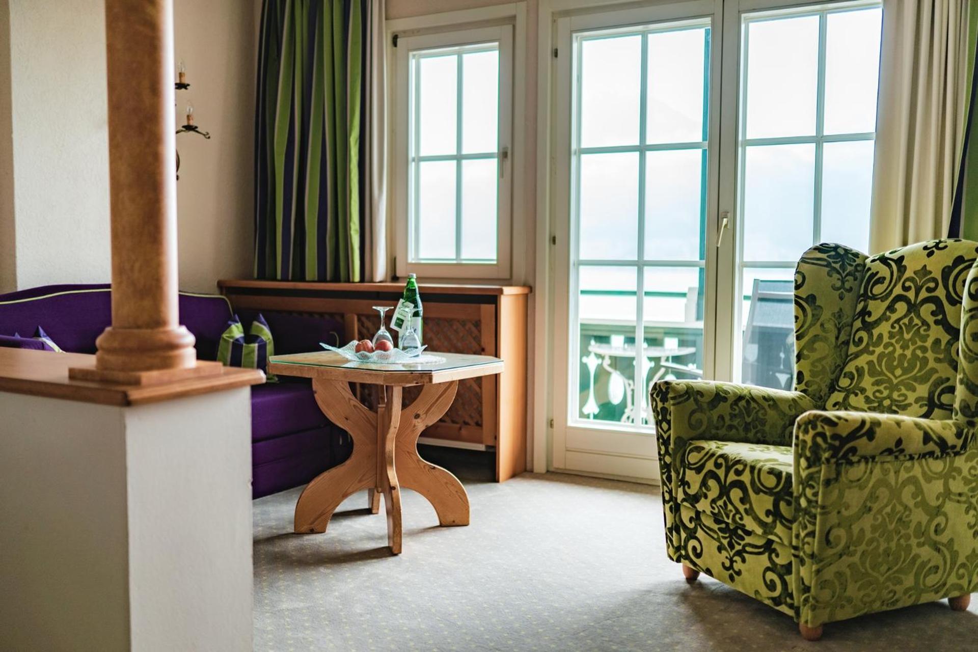 Junior Suite with Balcony and Lake View