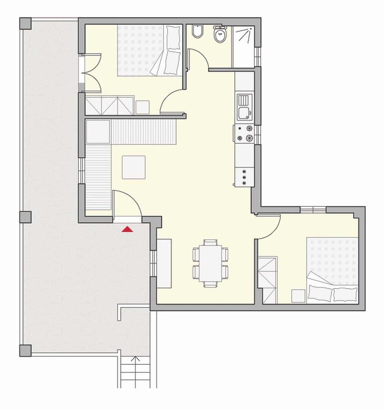 Poseidon - Two Bedroom Family Apartment with Sea View and Patio, photo 6
