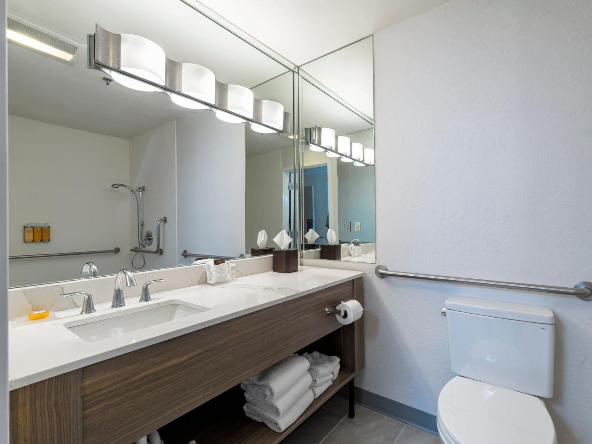 Premium Queen Room with Two Queen Beds and Walk-In Shower