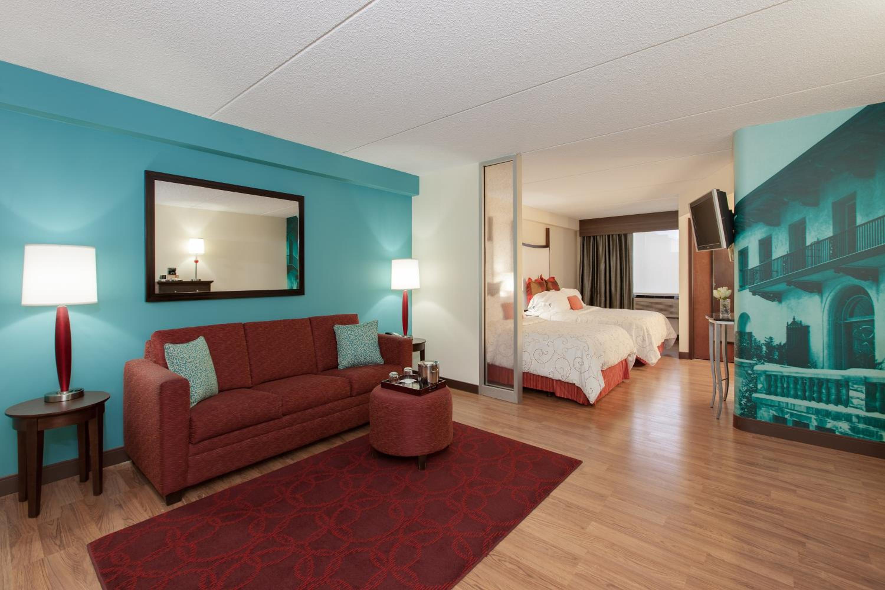 Wellness Double Room with Two Double Beds and Glass Enclosed Shower - Photo 1