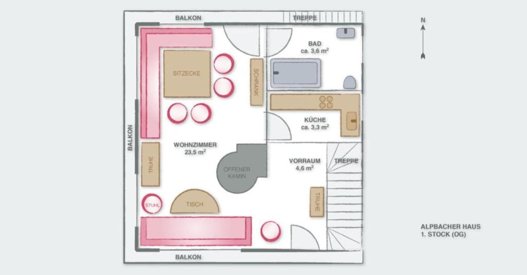 Three-Bedroom Apartment photo 2