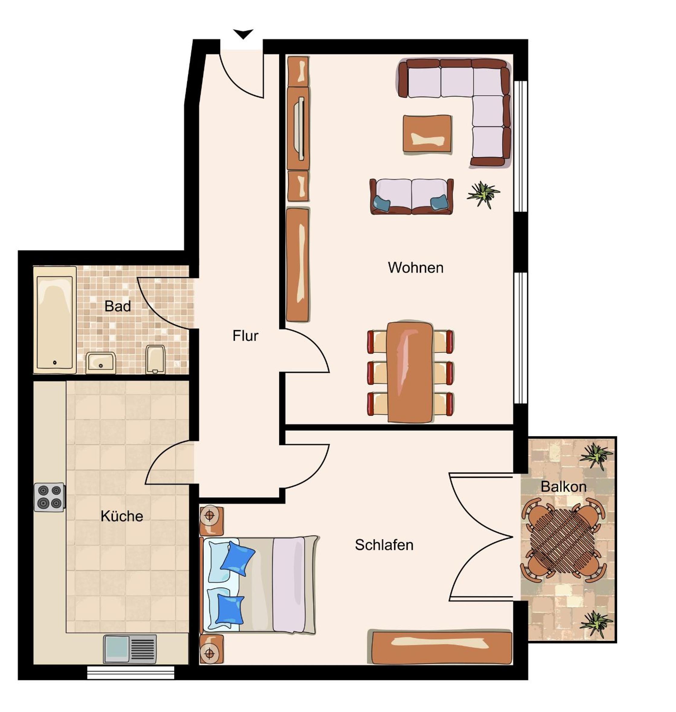 Deluxe Apartment photo 2