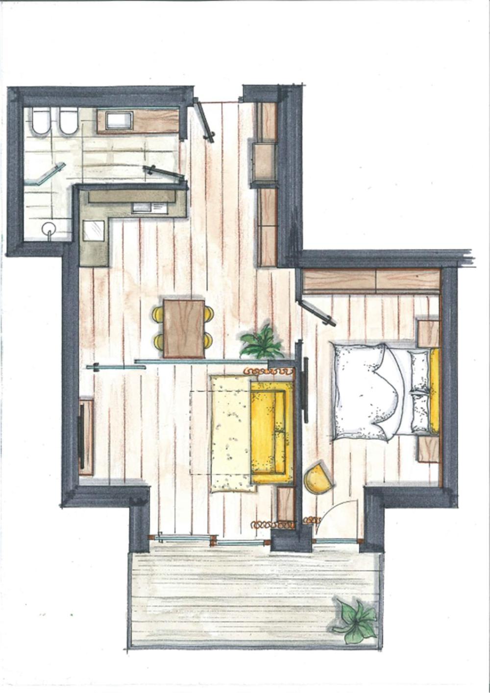 Apartment with Balcony