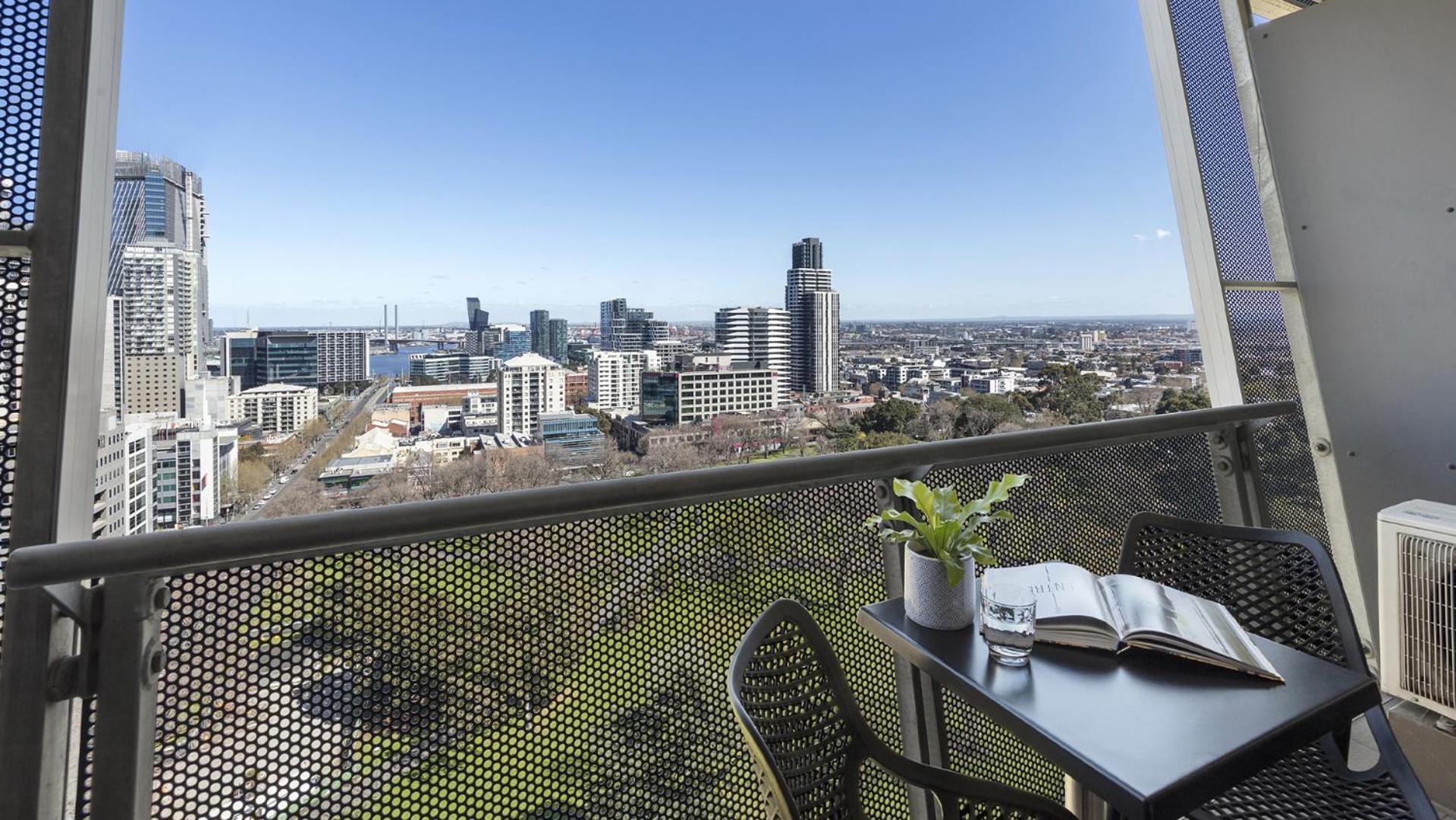 Upgrade Special - Studio with Park View & Balcony - No Housekeeping