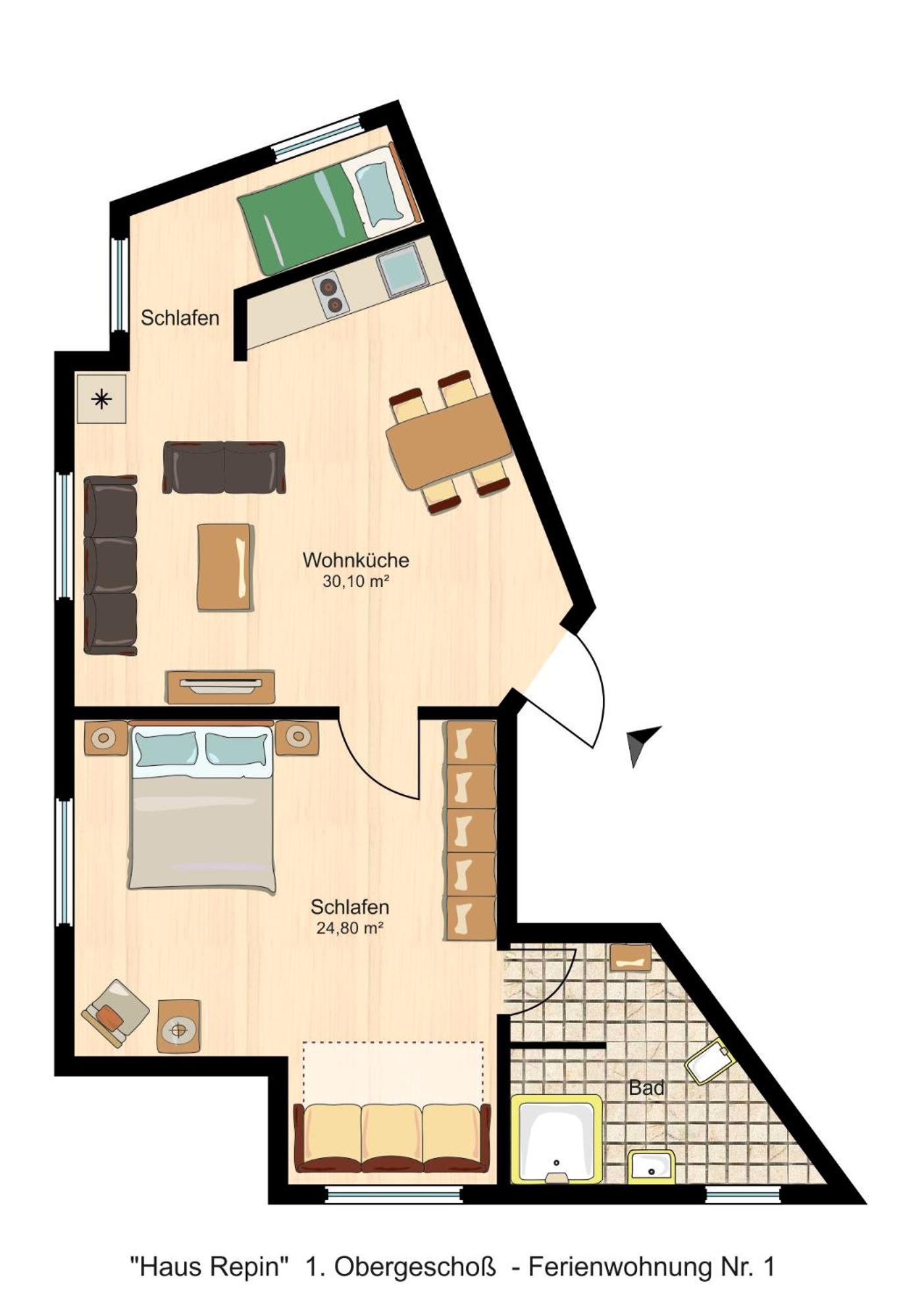 One-Bedroom Apartment photo 3