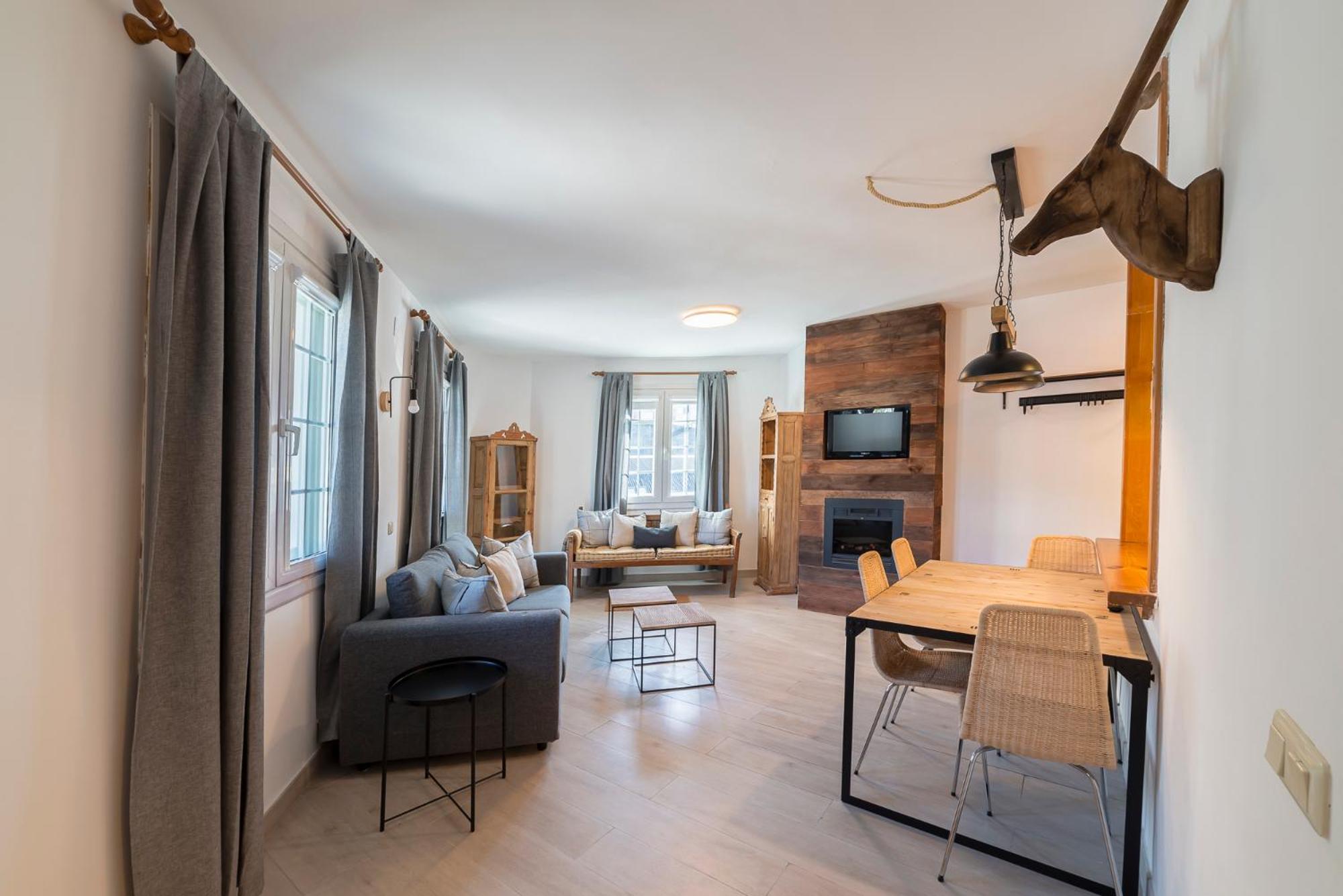 Apartamento de una habitación con vista a la montaña