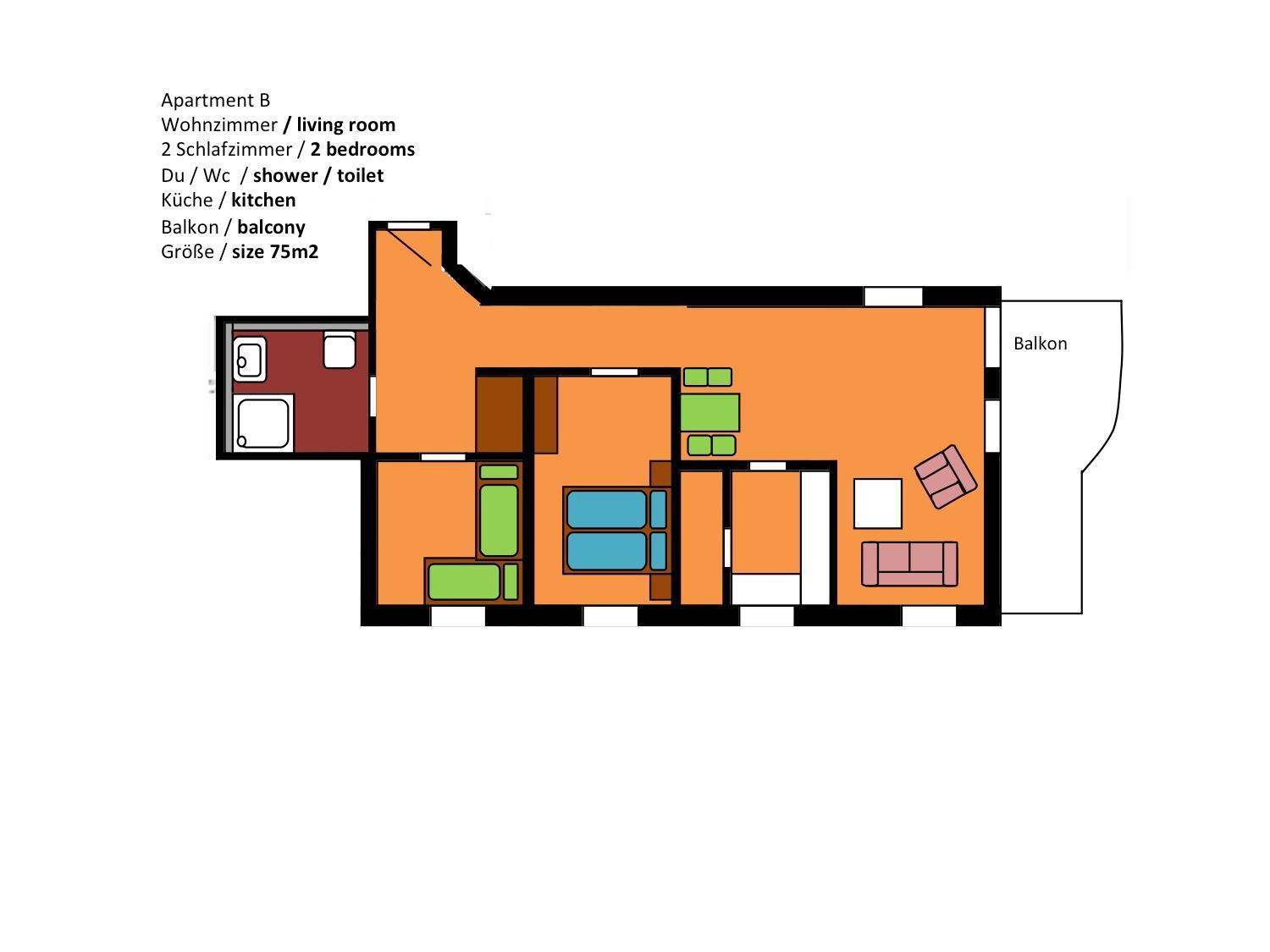 Two-Bedroom Apartment photo 3