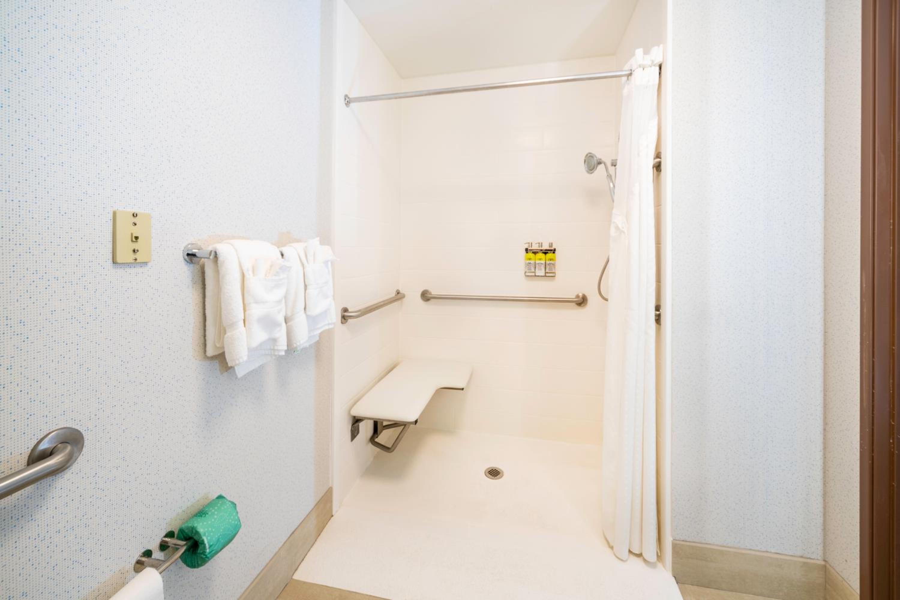 Queen Room with Two Queen Beds Hearing Accessible with Roll-In Shower - Non-Smoking - Photo 6