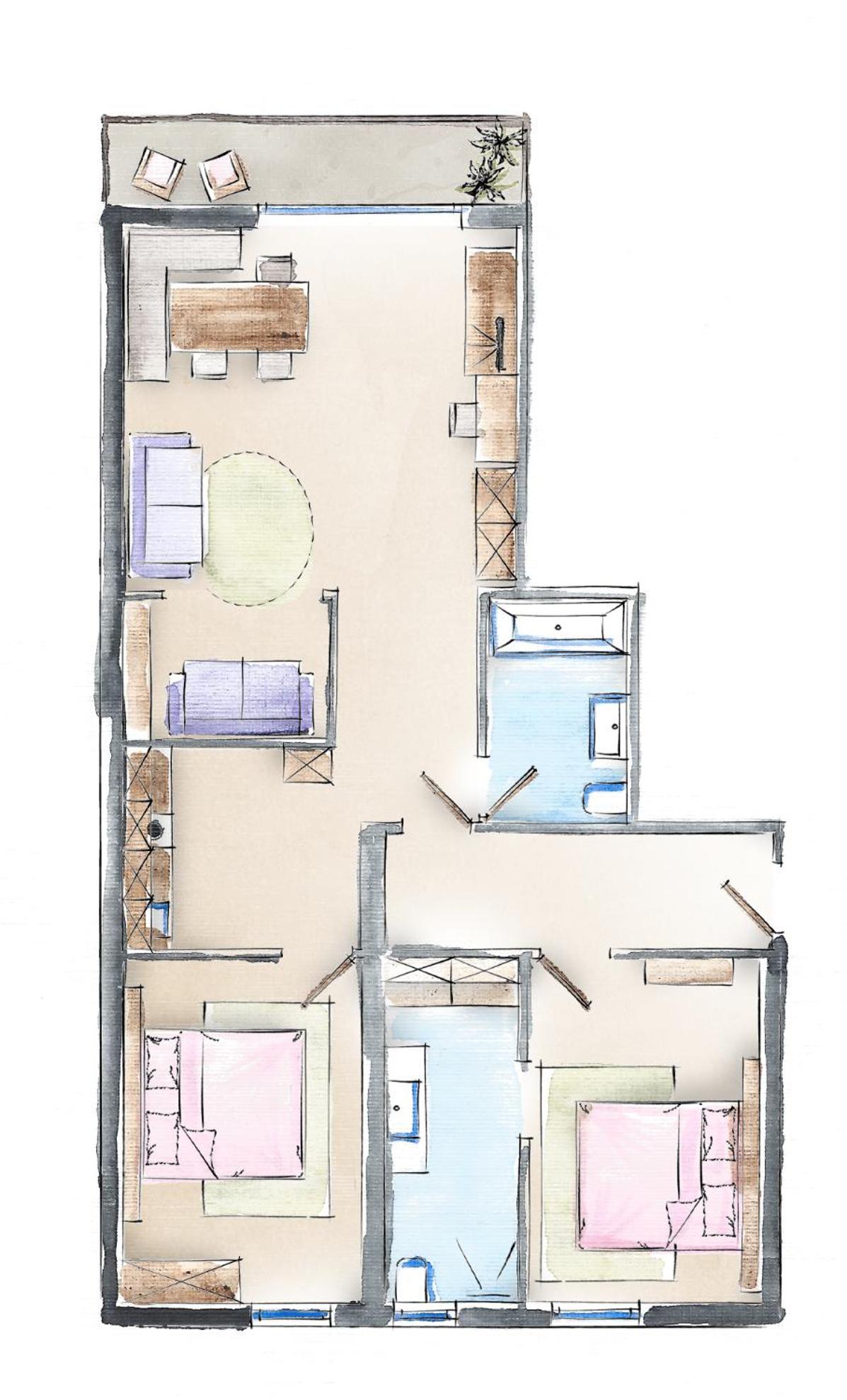 Large Family Apartment - Photo 5