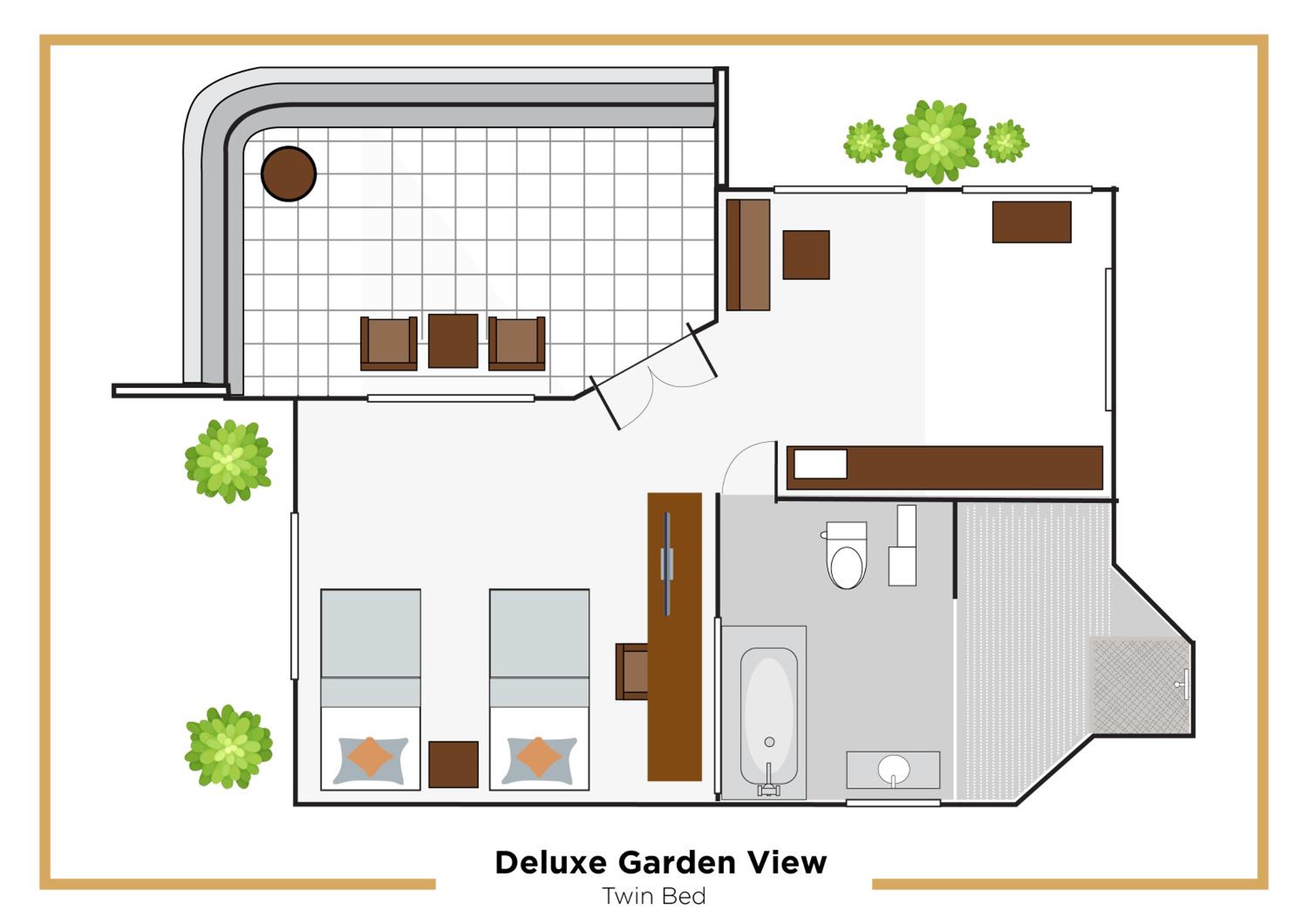 Deluxe Room with Garden View - Photo 5