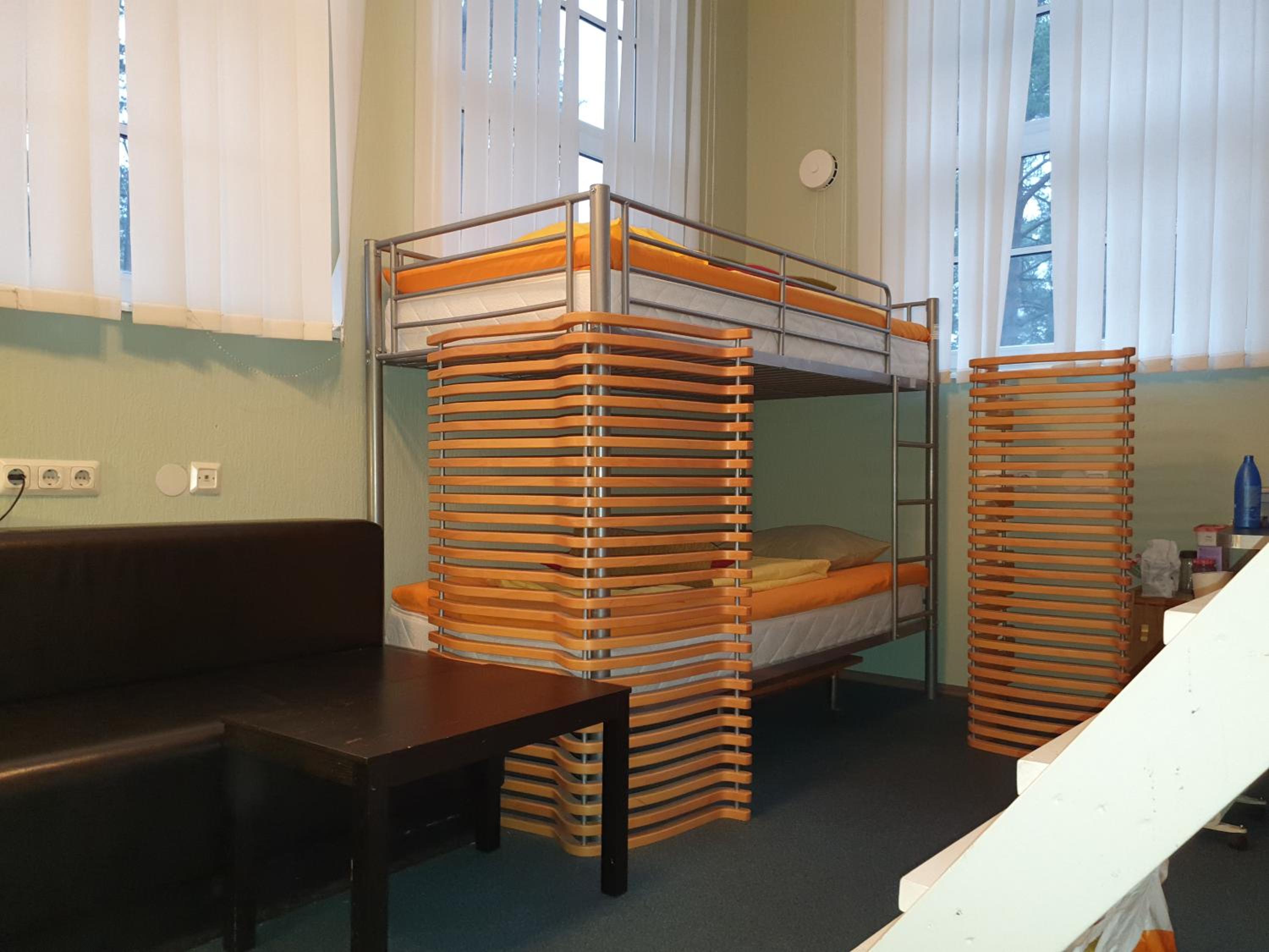 Bunk Bed In Mixed Dormitory Room