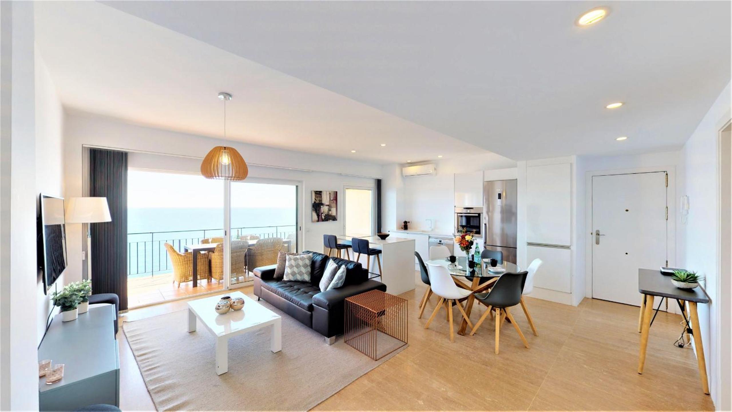 Apartamento con vista al mar