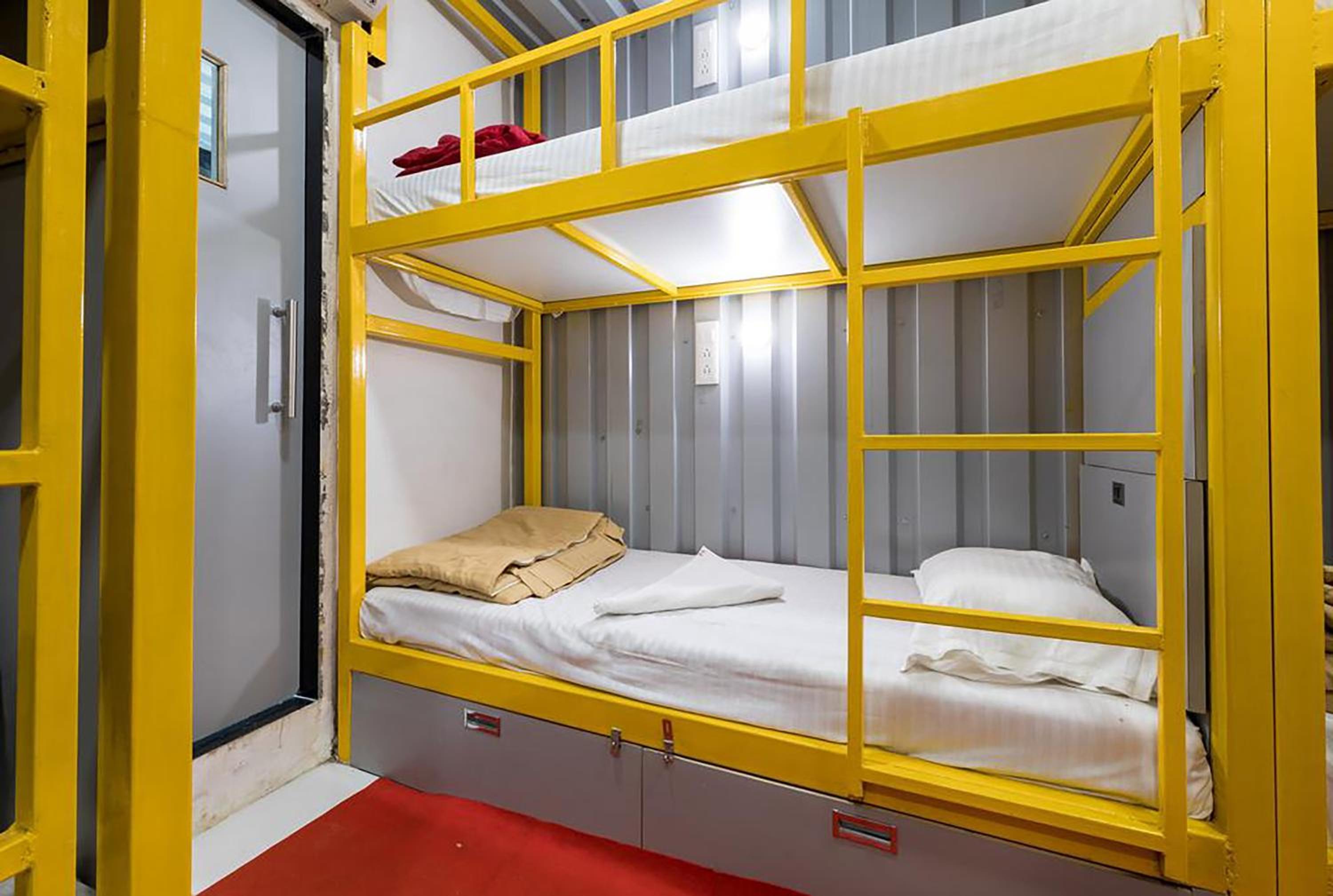 Bed In Male Dormitory Room