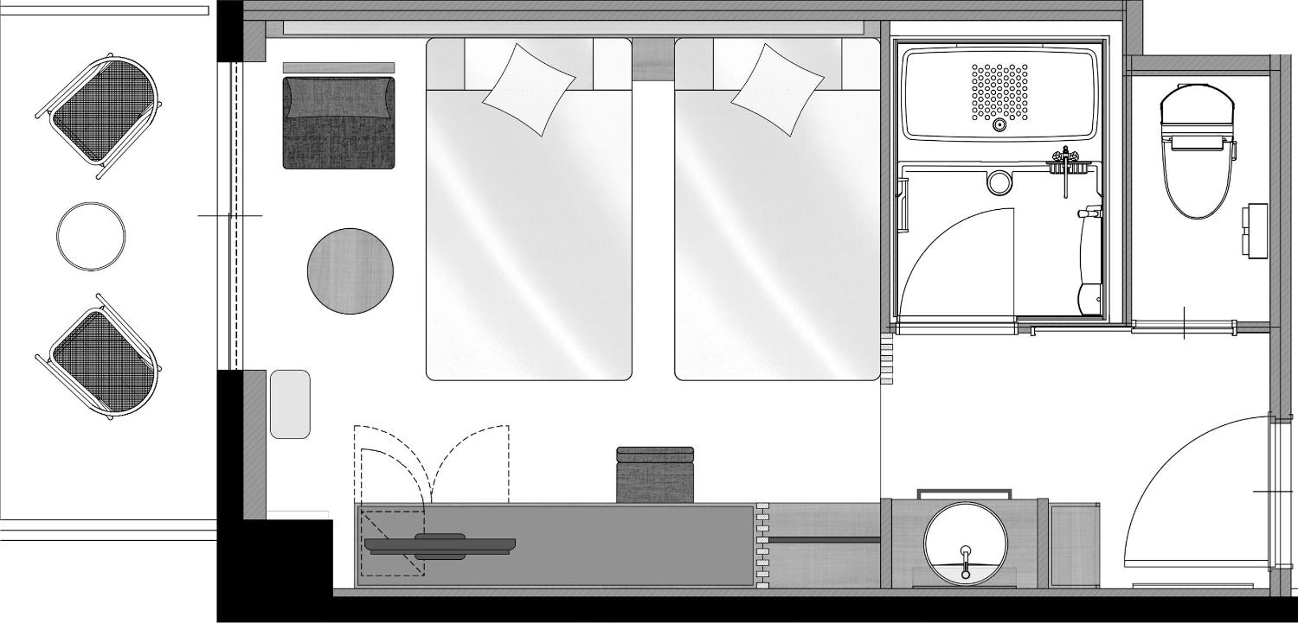 Comfort Twin Room with Balcony - Photo 2