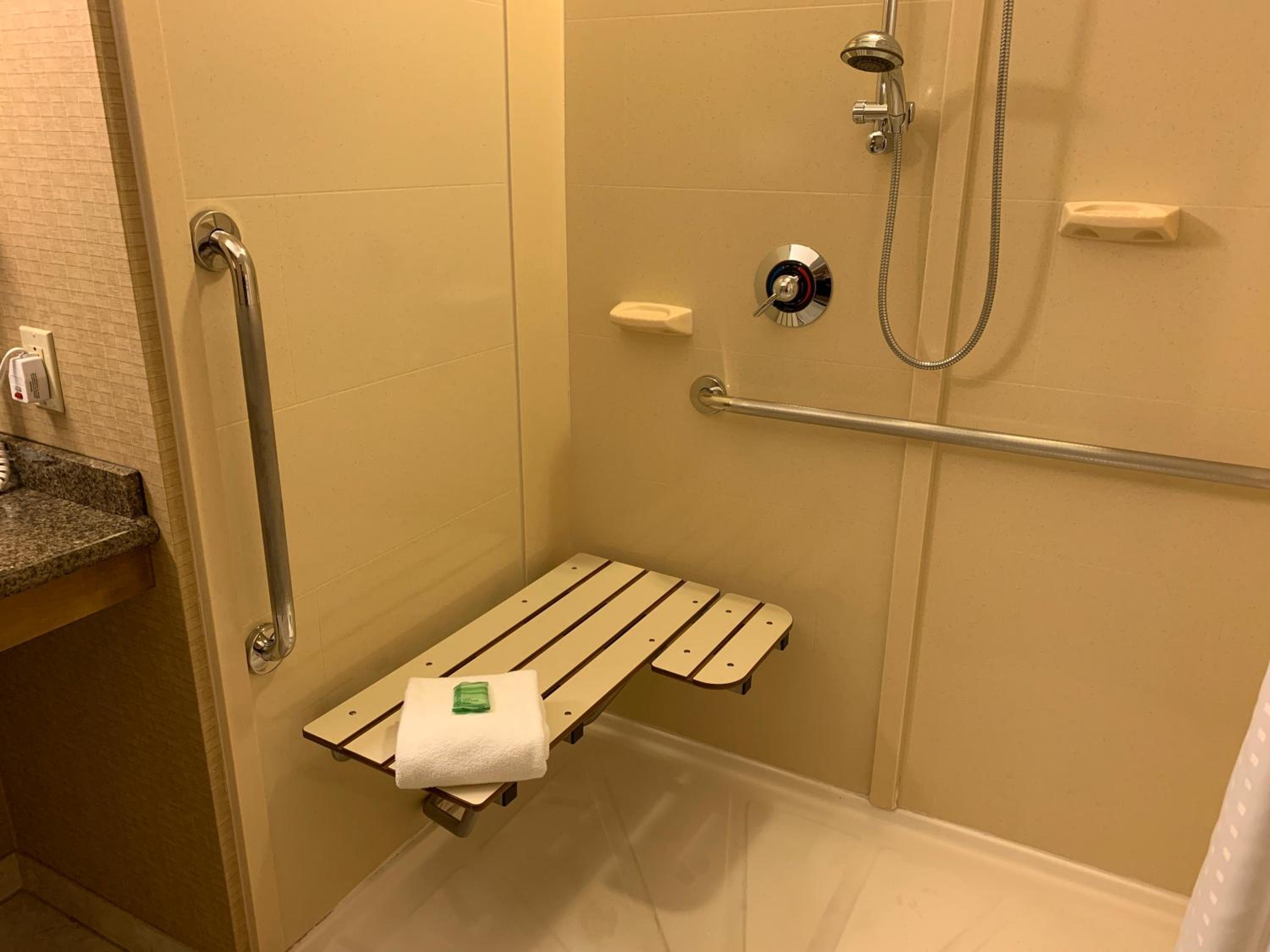King Room - Hearing Accessible - Roll-in Shower photo 2