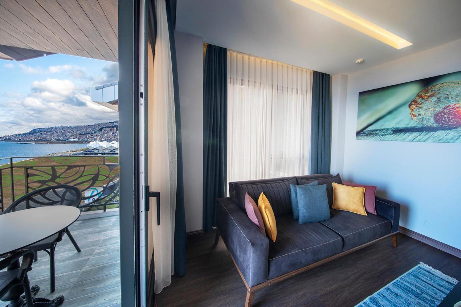 Executive Suite With Balcony and Sea View