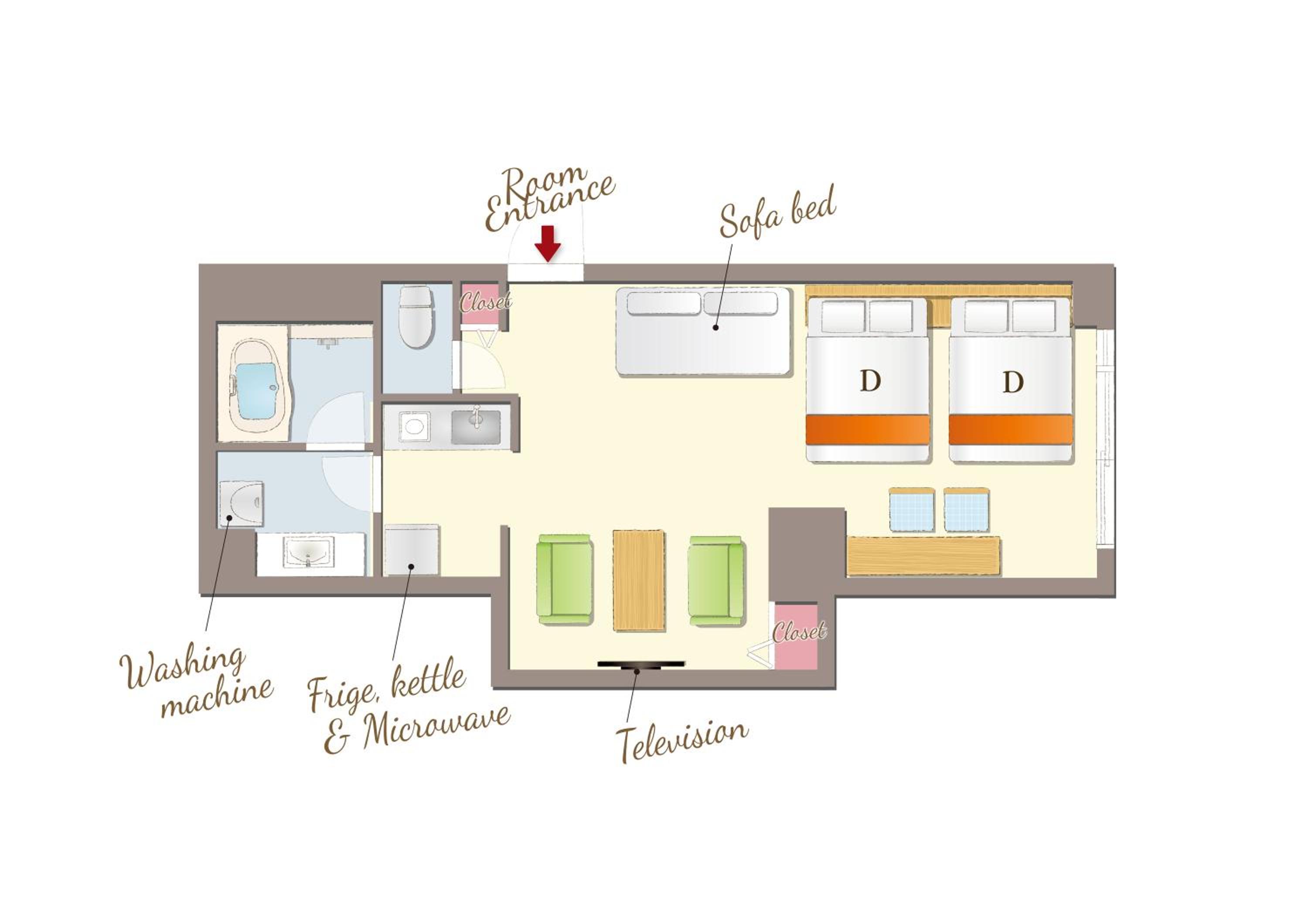 2 Double Beds Deluxe  - Photo 19
