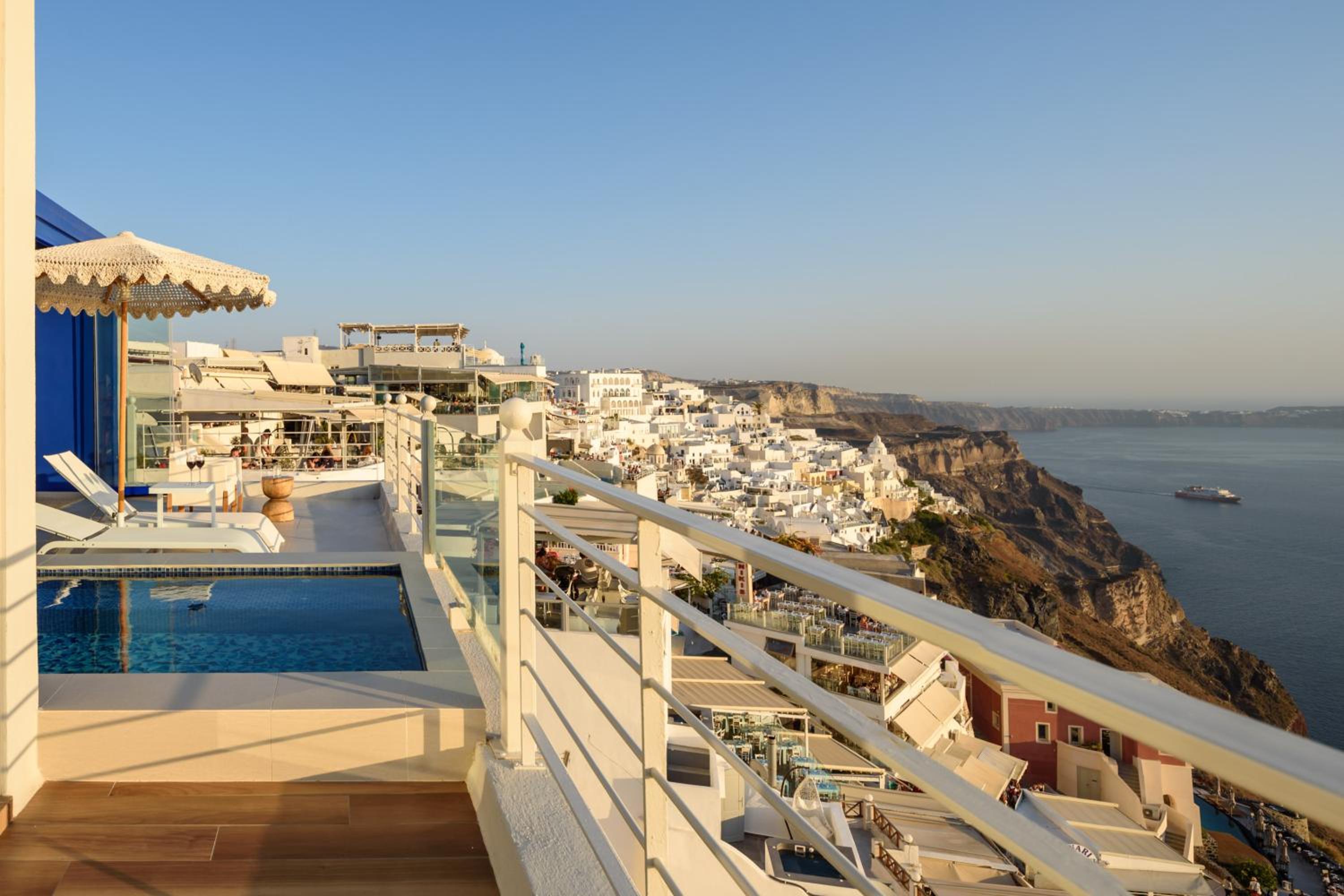 Honeymoon Villa with Hot Tub and Caldera View - Photo 25