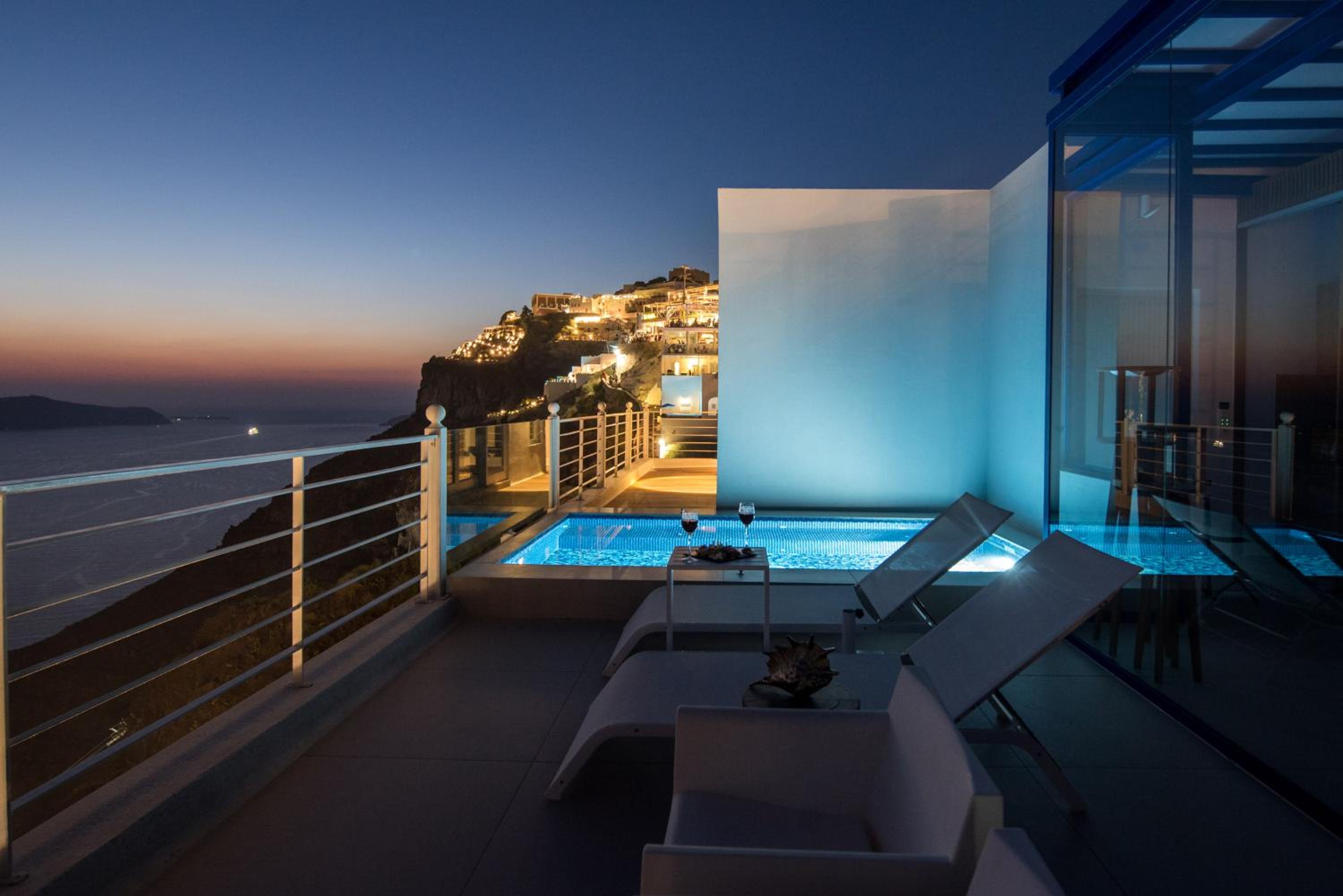 Honeymoon Villa with Hot Tub and Caldera View - Photo 24