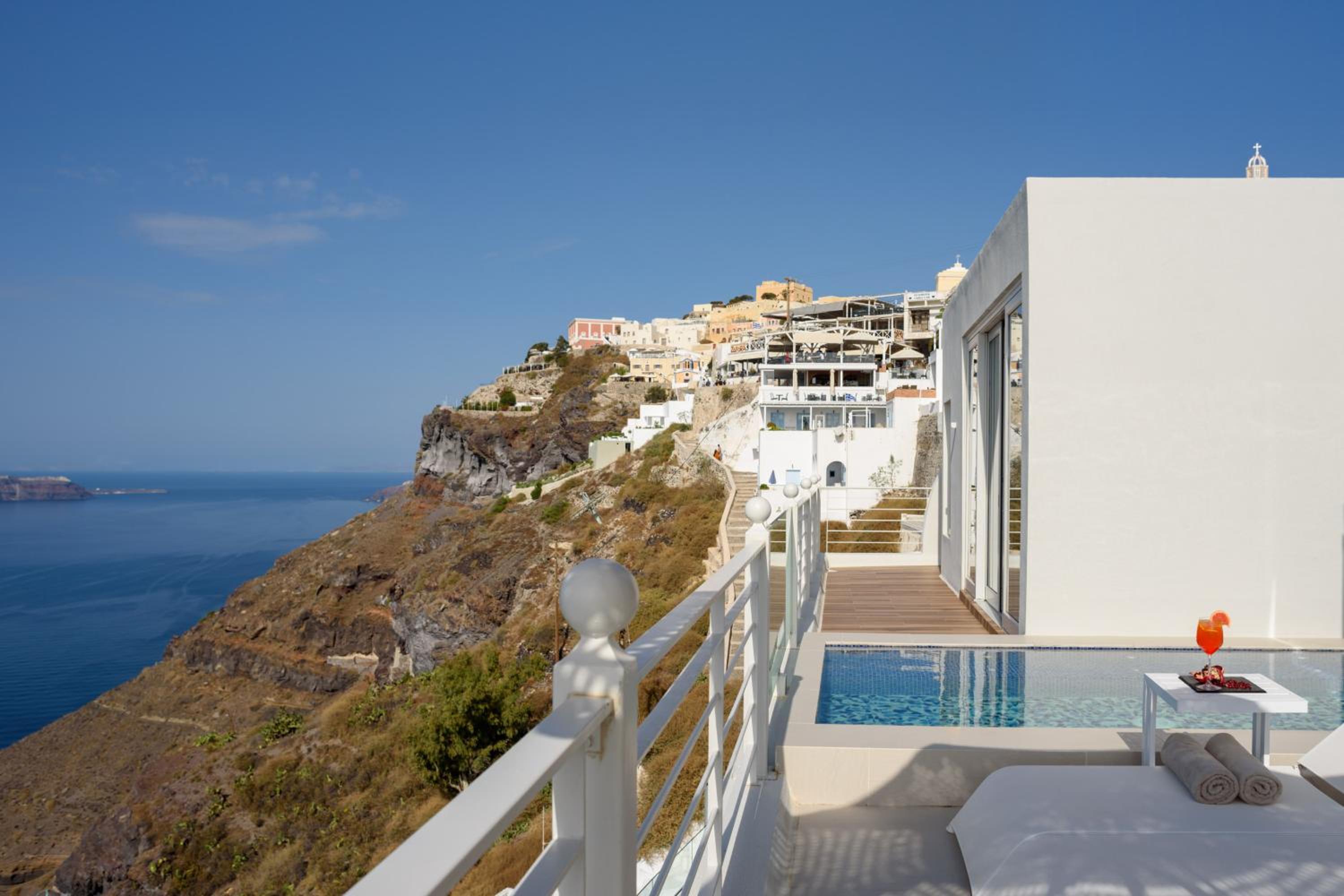 Honeymoon Villa with Hot Tub and Caldera View - Photo 22