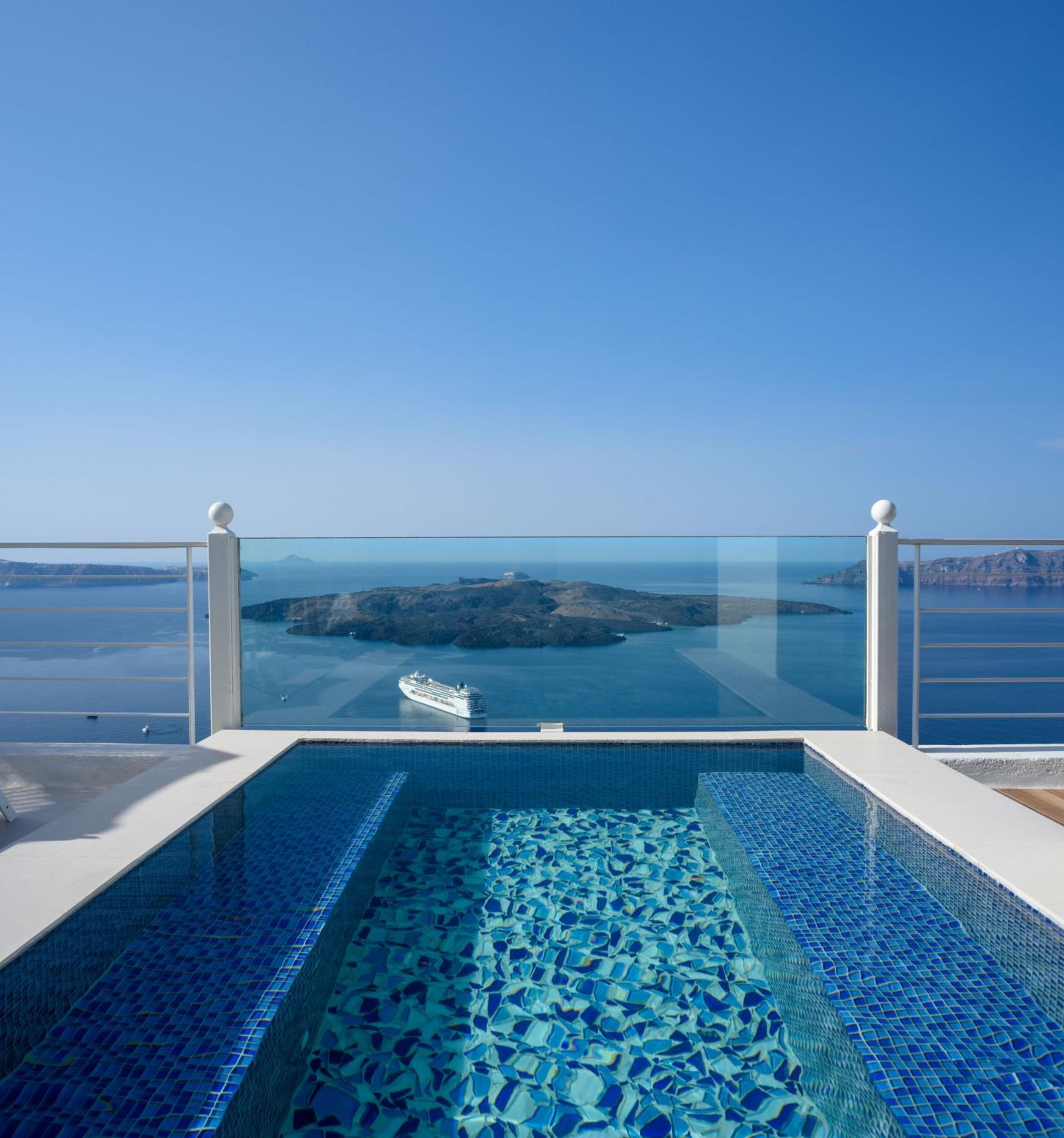 Honeymoon Villa with Hot Tub and Caldera View - Photo 21