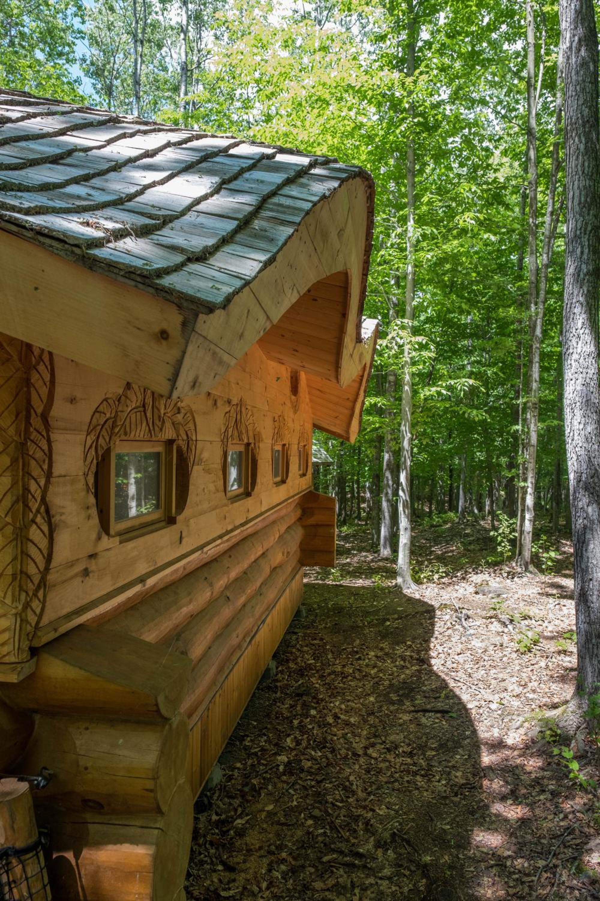 Cabane en bois rond photo 3