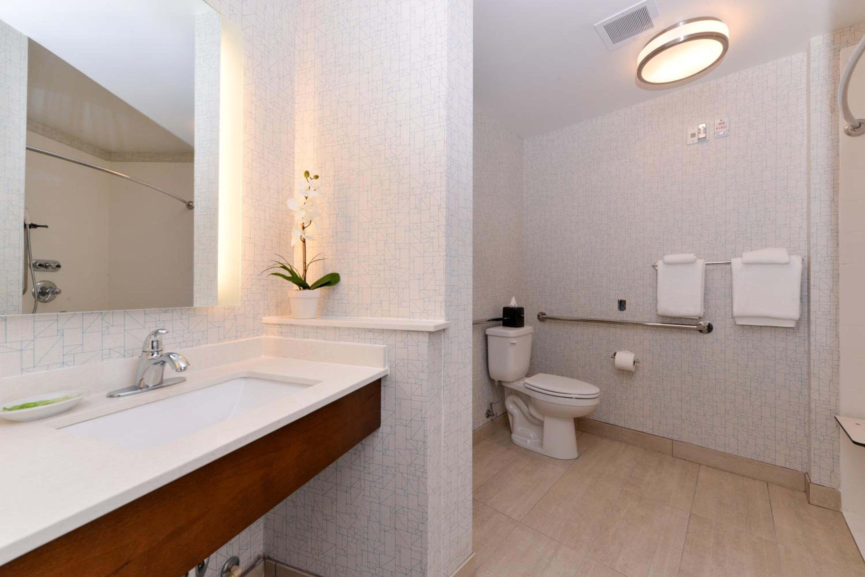 Standard King Room with Mobility Accessible Roll-In Shower photo 2