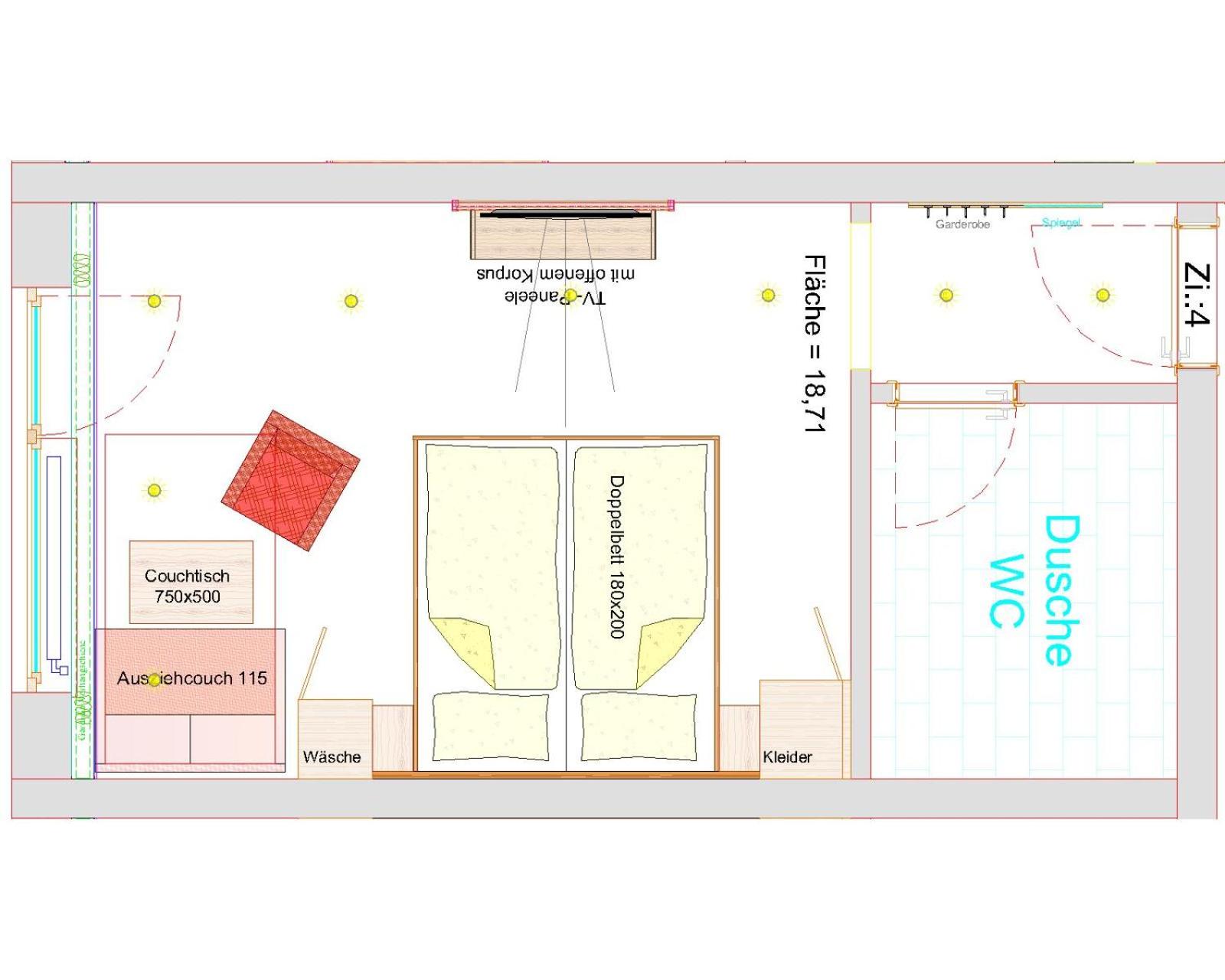 Superior Double Room with Balcony
