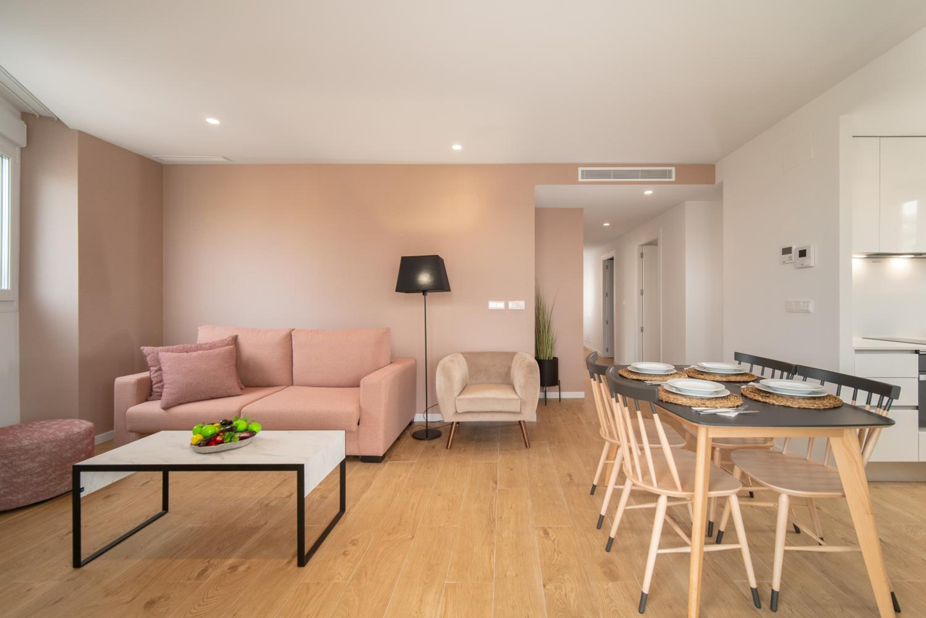 Apartamento con vista al jardín